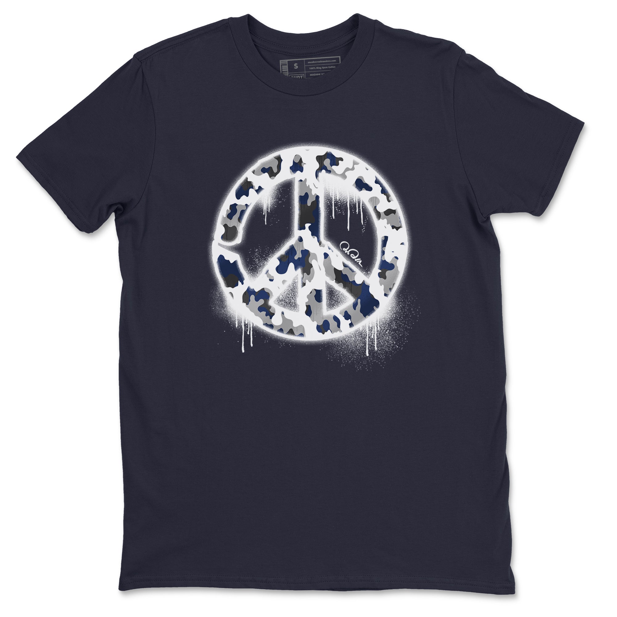 Peace Sign snkmatch Tees - Air Jordan 3 Midnight Navy 2023