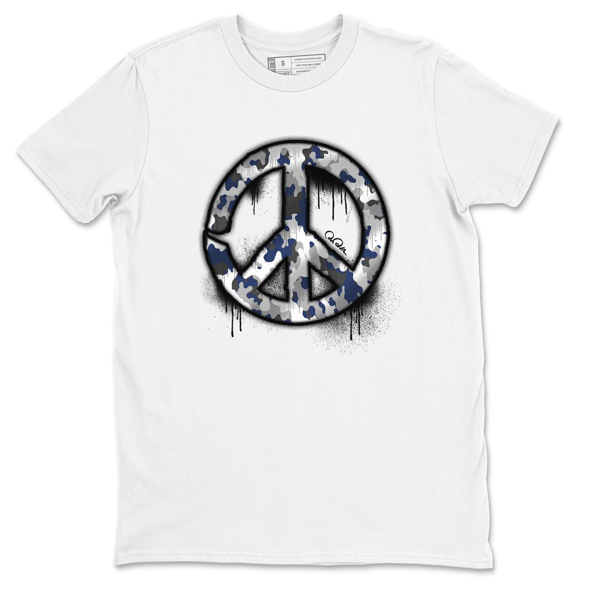 Peace Sign snkmatch Tees - Air Jordan 3 Midnight Navy 2023