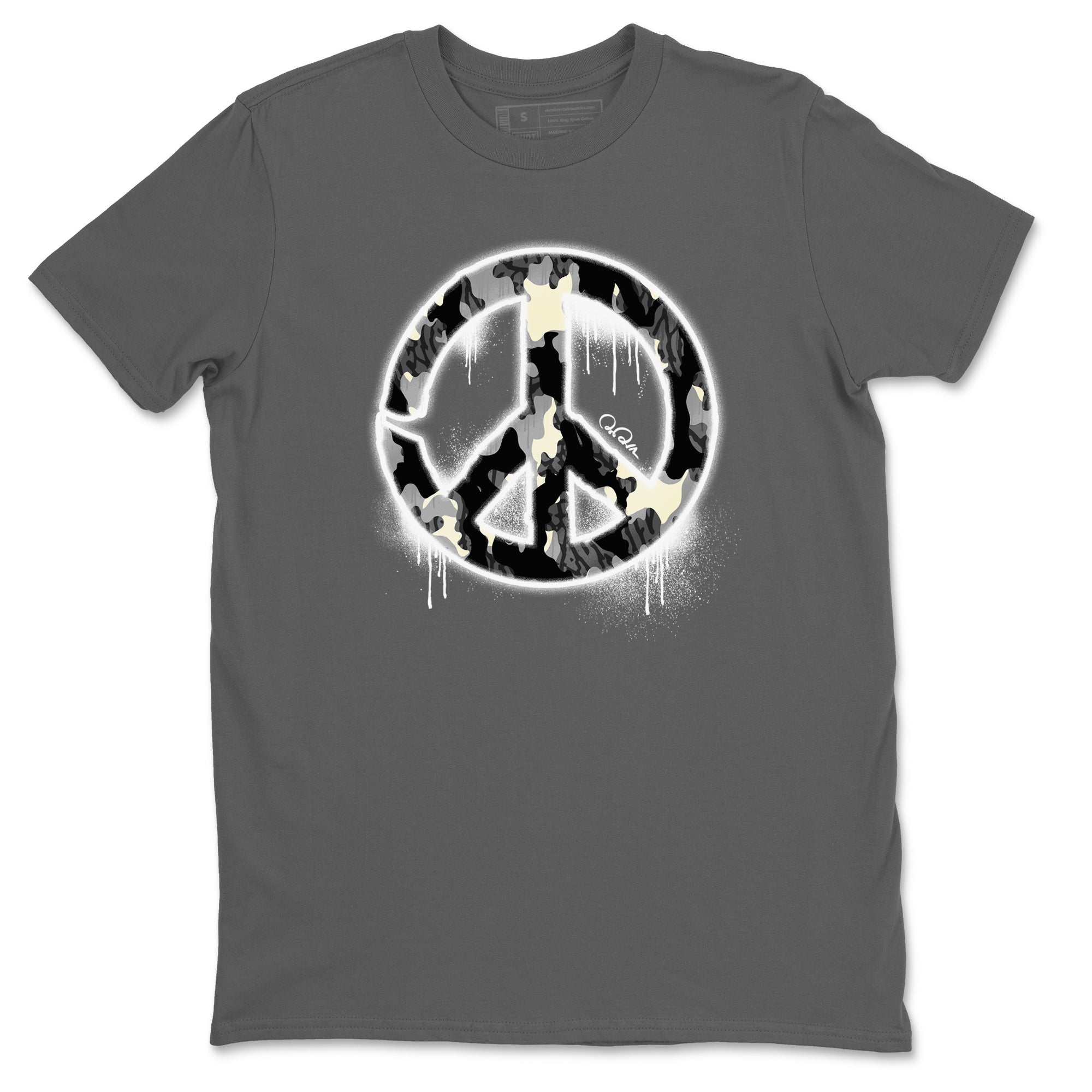 Peace Sign snkmatch Tee - Air Jordan 3 Off Noir