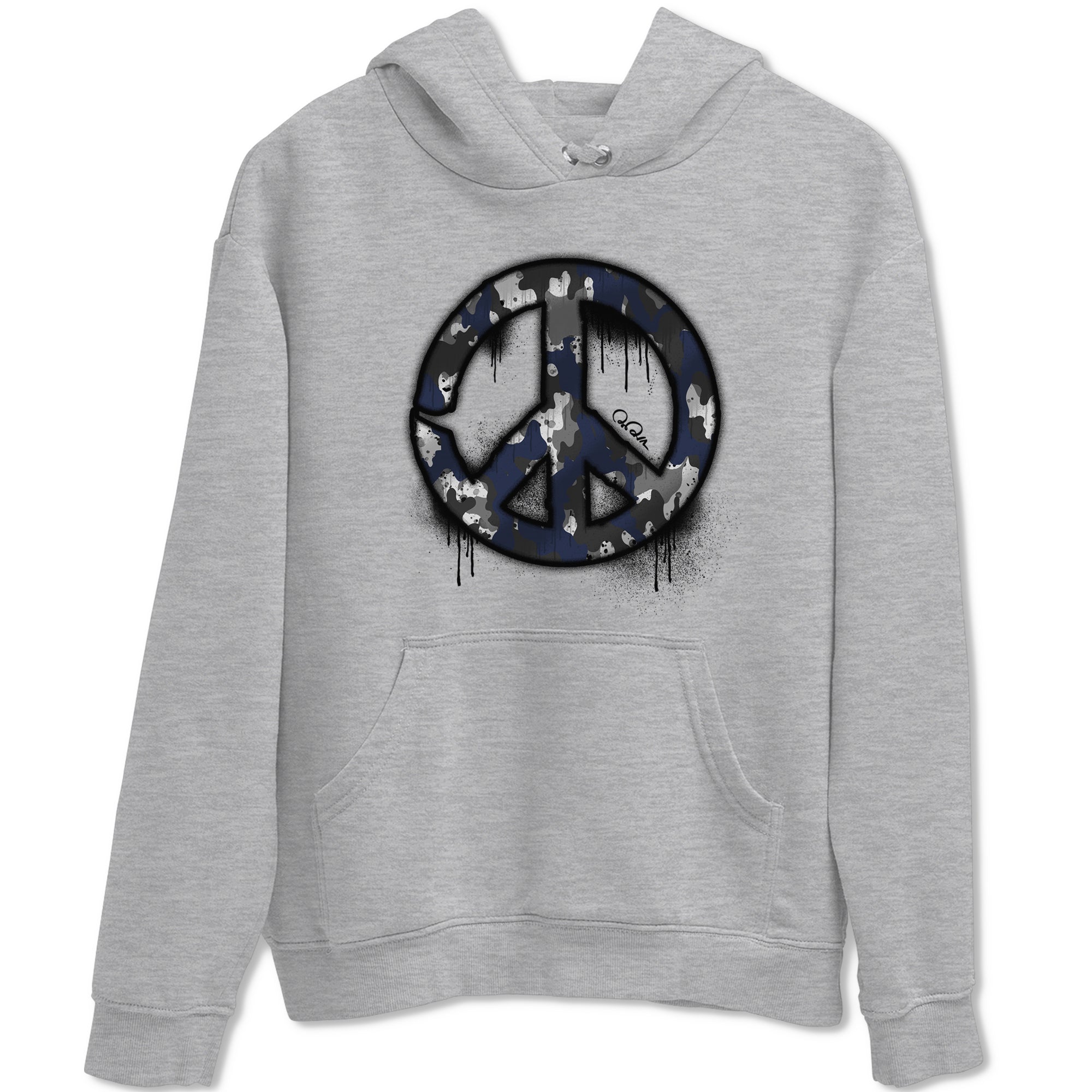Peace Sign snkmatch Tee - Air Jordan 5 Georgetown