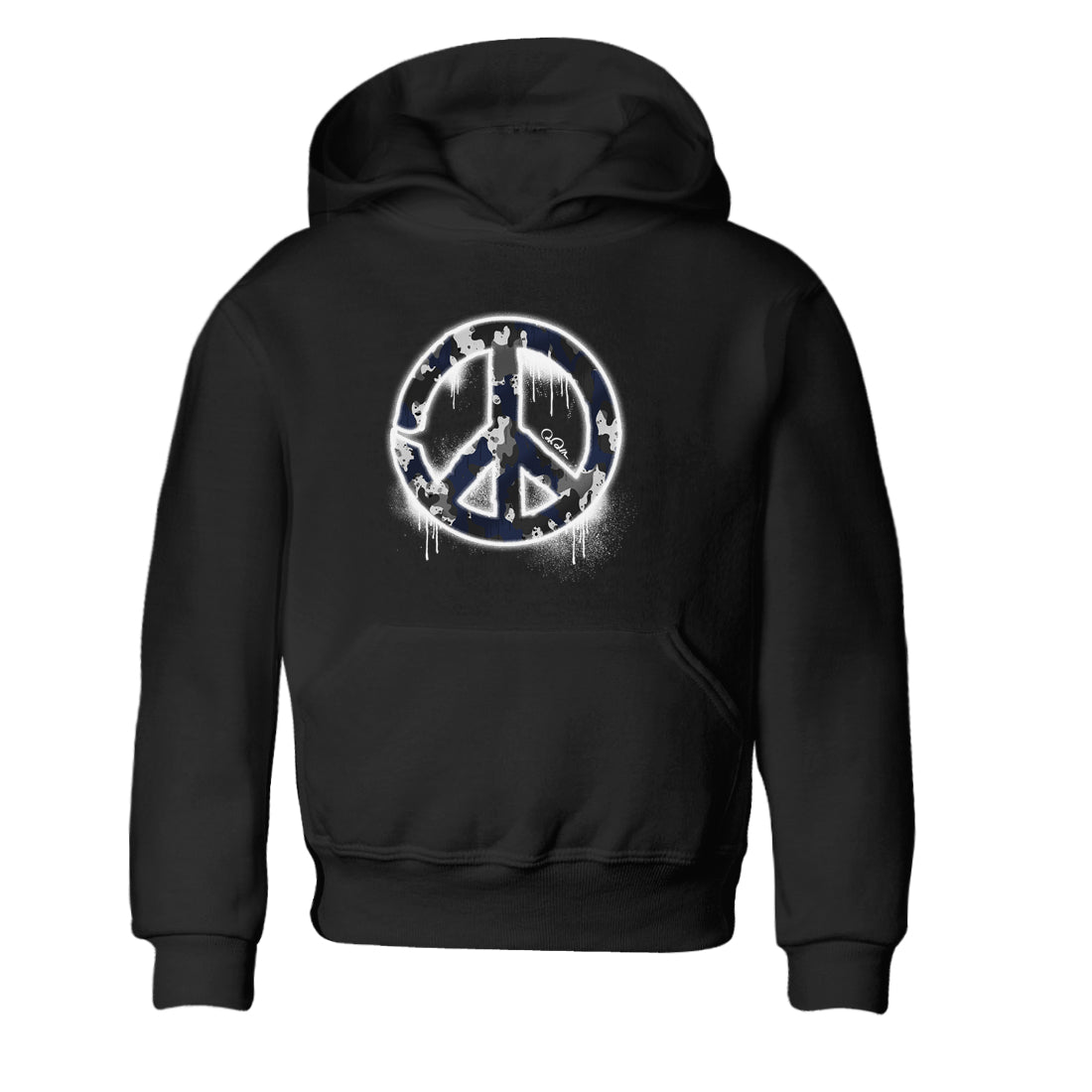 Peace Sign snkmatch Tee Kids - Air Jordan 5 Georgetown