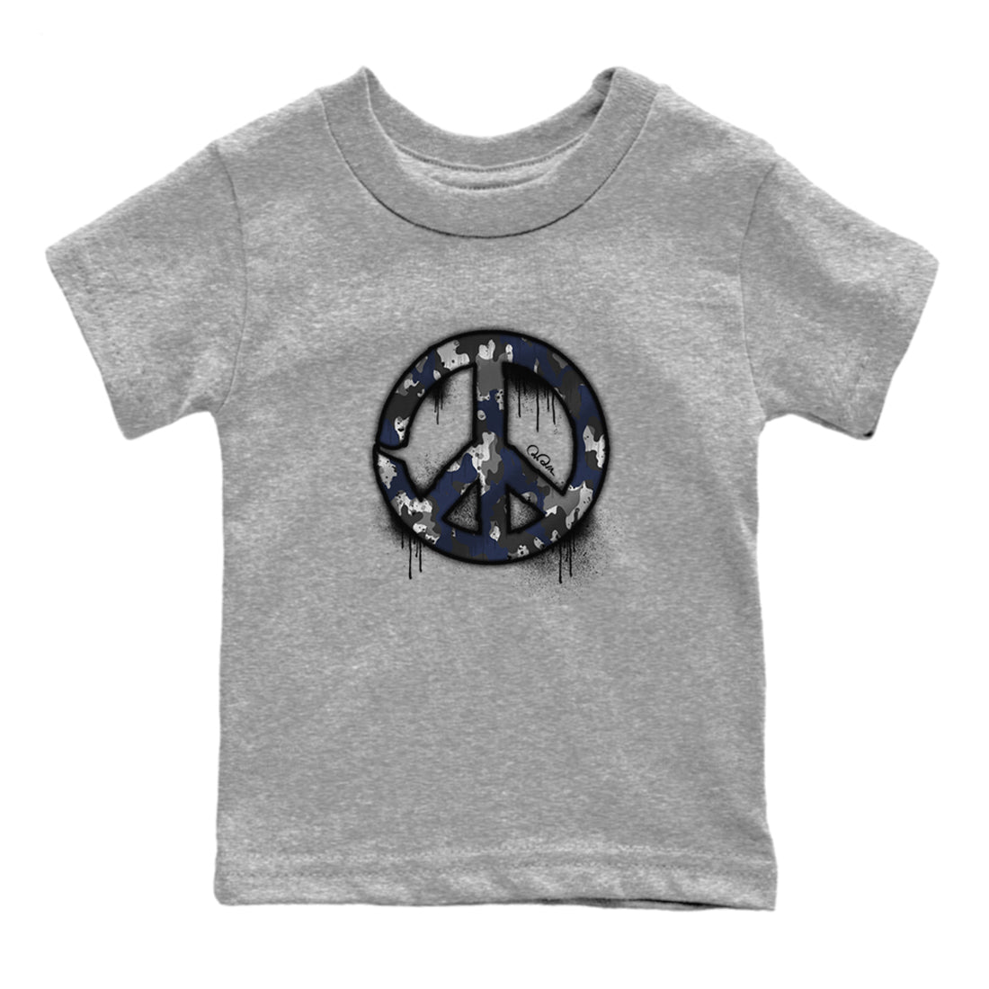 Peace Sign snkmatch Tee Kids - Air Jordan 5 Georgetown