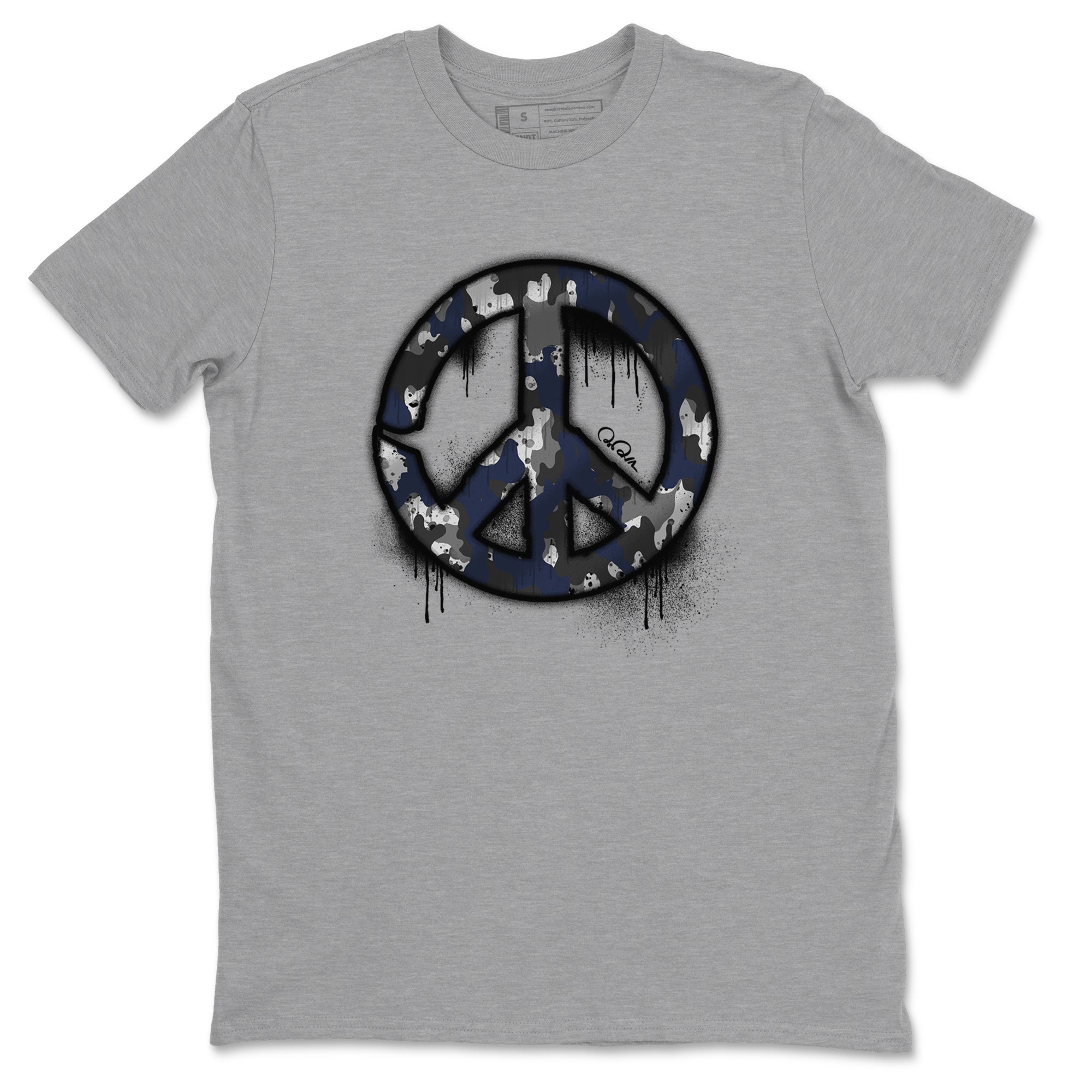 Peace Sign snkmatch Tee - Air Jordan 5 Georgetown