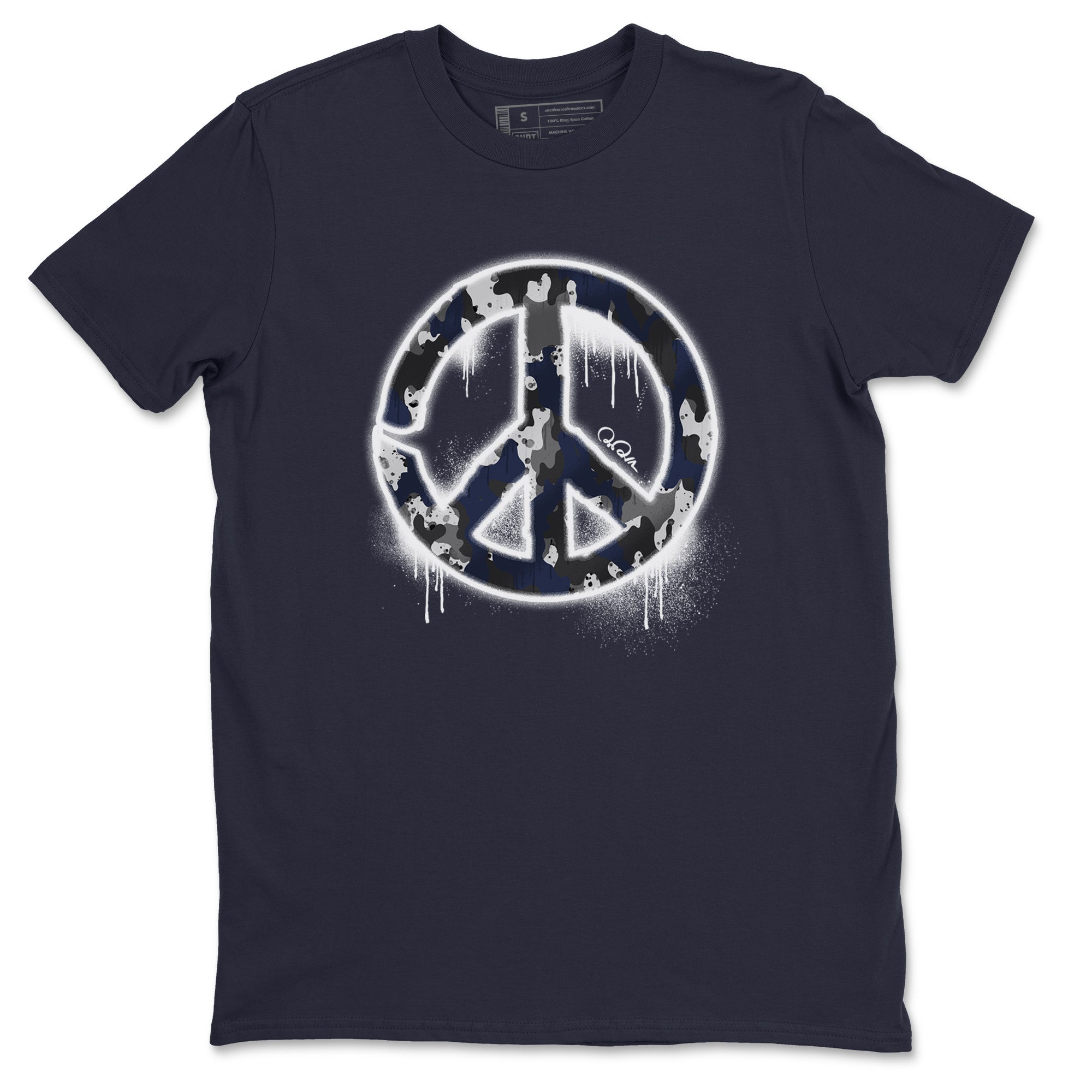 Peace Sign snkmatch Tee - Air Jordan 5 Georgetown