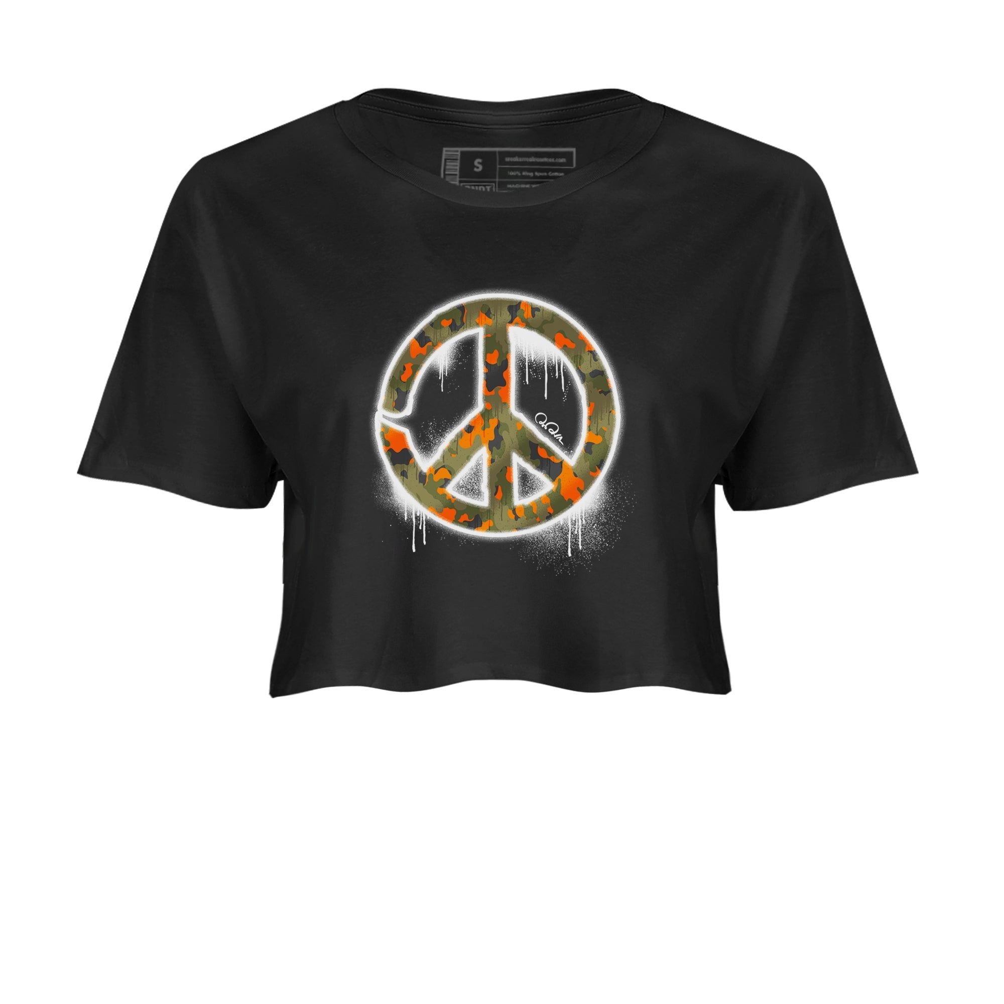 Peace Sign snkmatch Women's Top - Air Jordan 5 Olive