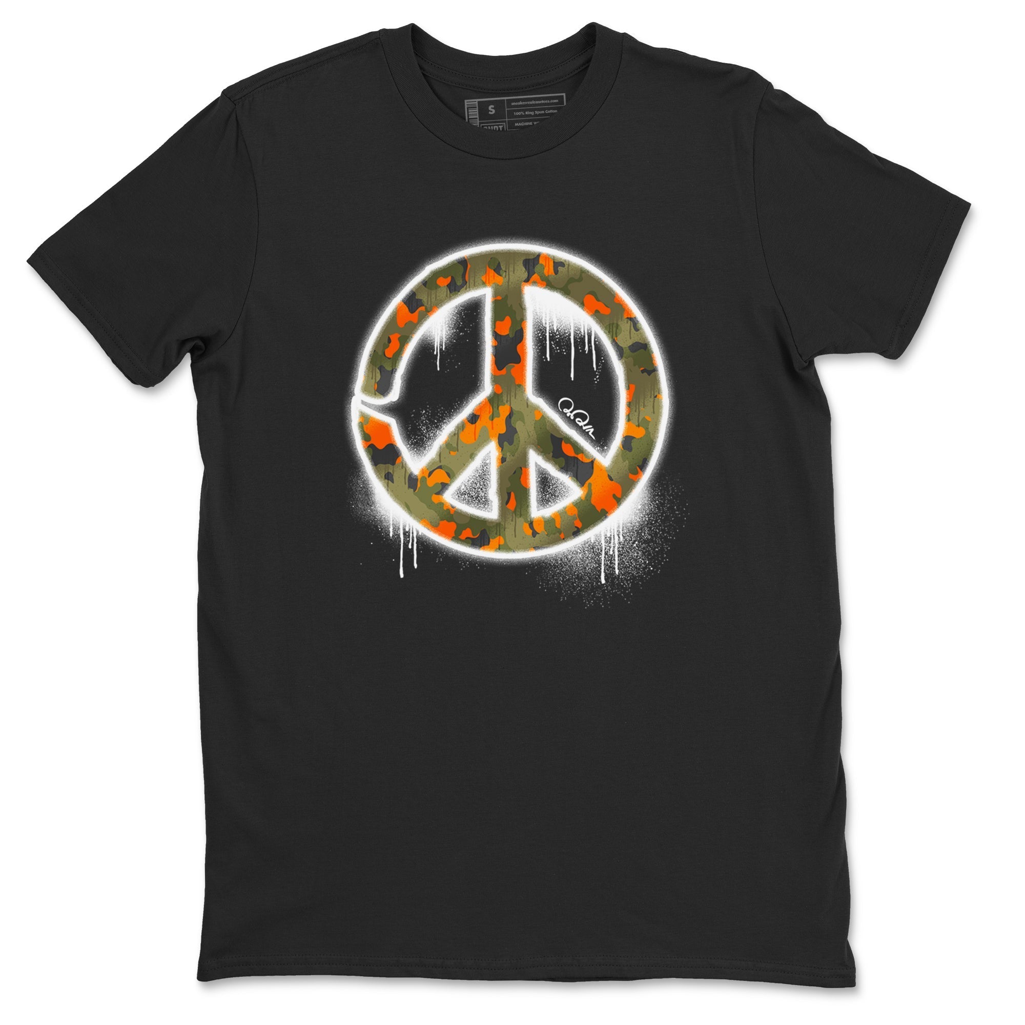 Peace Sign snkmatch Tees - Air Jordan 5 Olive