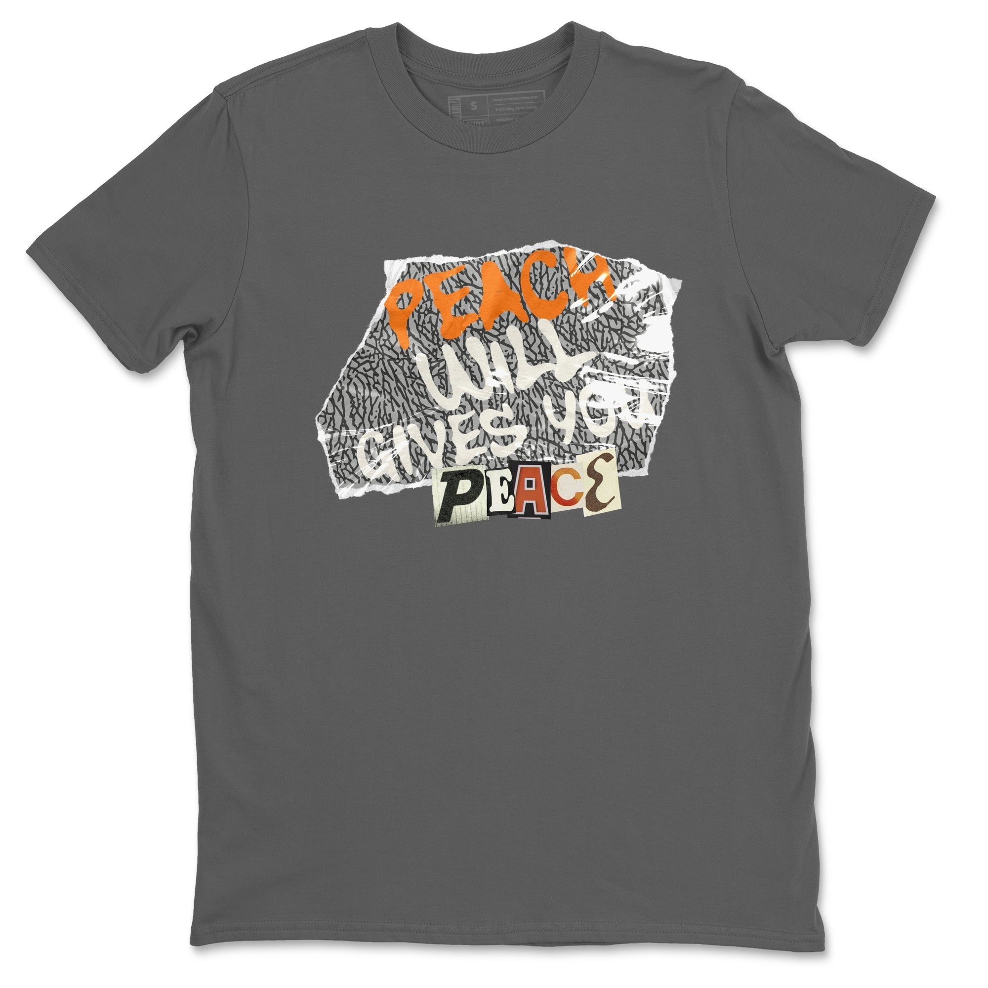 Peach Will Gives You Peace snkmatch Tees - Air Jordan 3 Georgia Peach