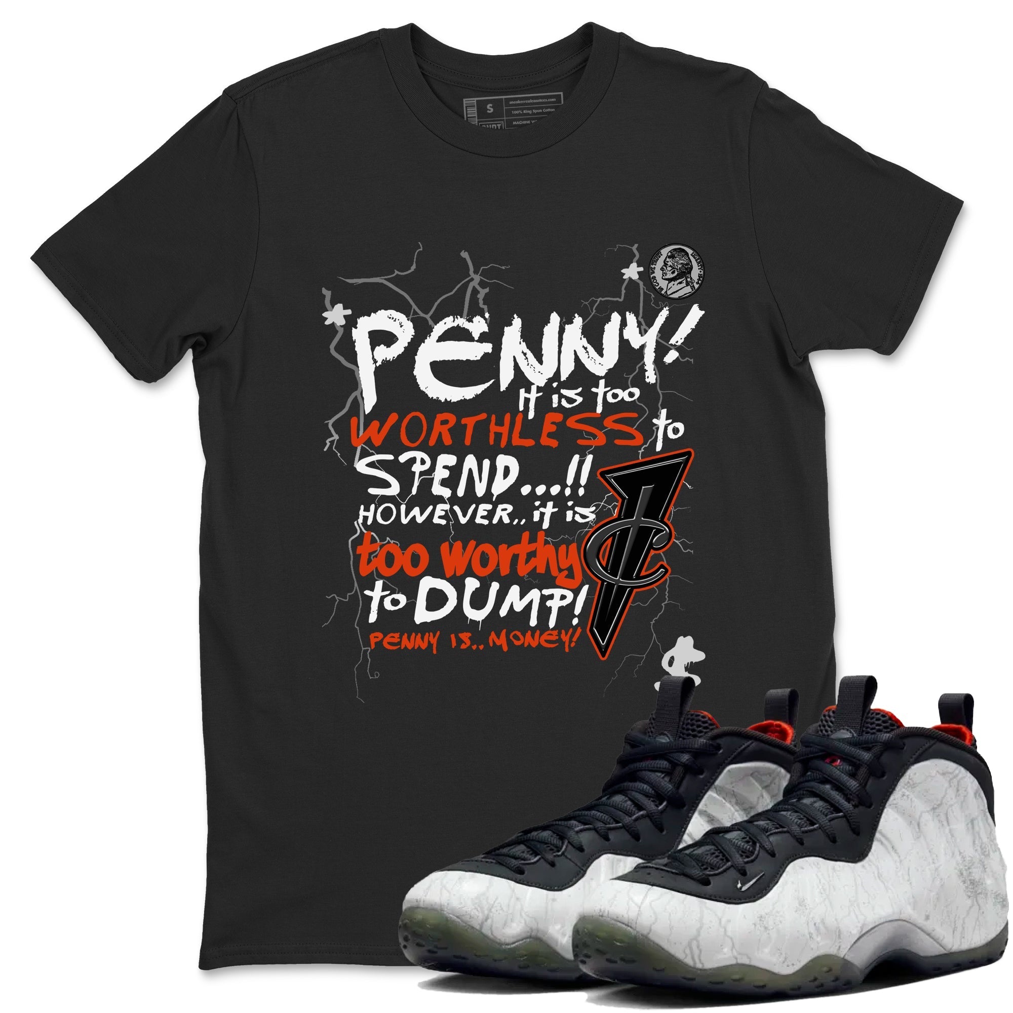 Penny Is snkmatch Tees - Air Foamposite One Jin