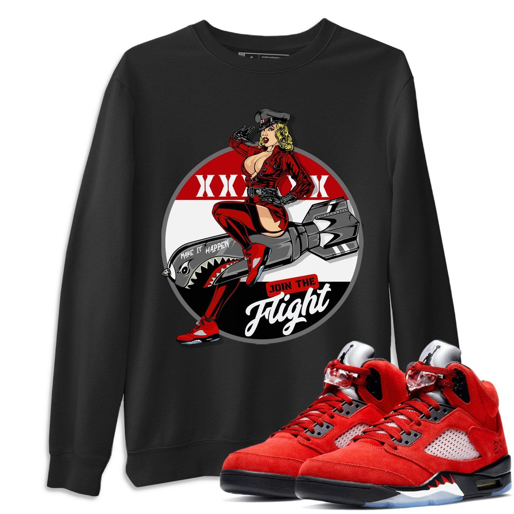 Pin Up Girl Unisex Tops - Air Jordan 5 Raging Bull