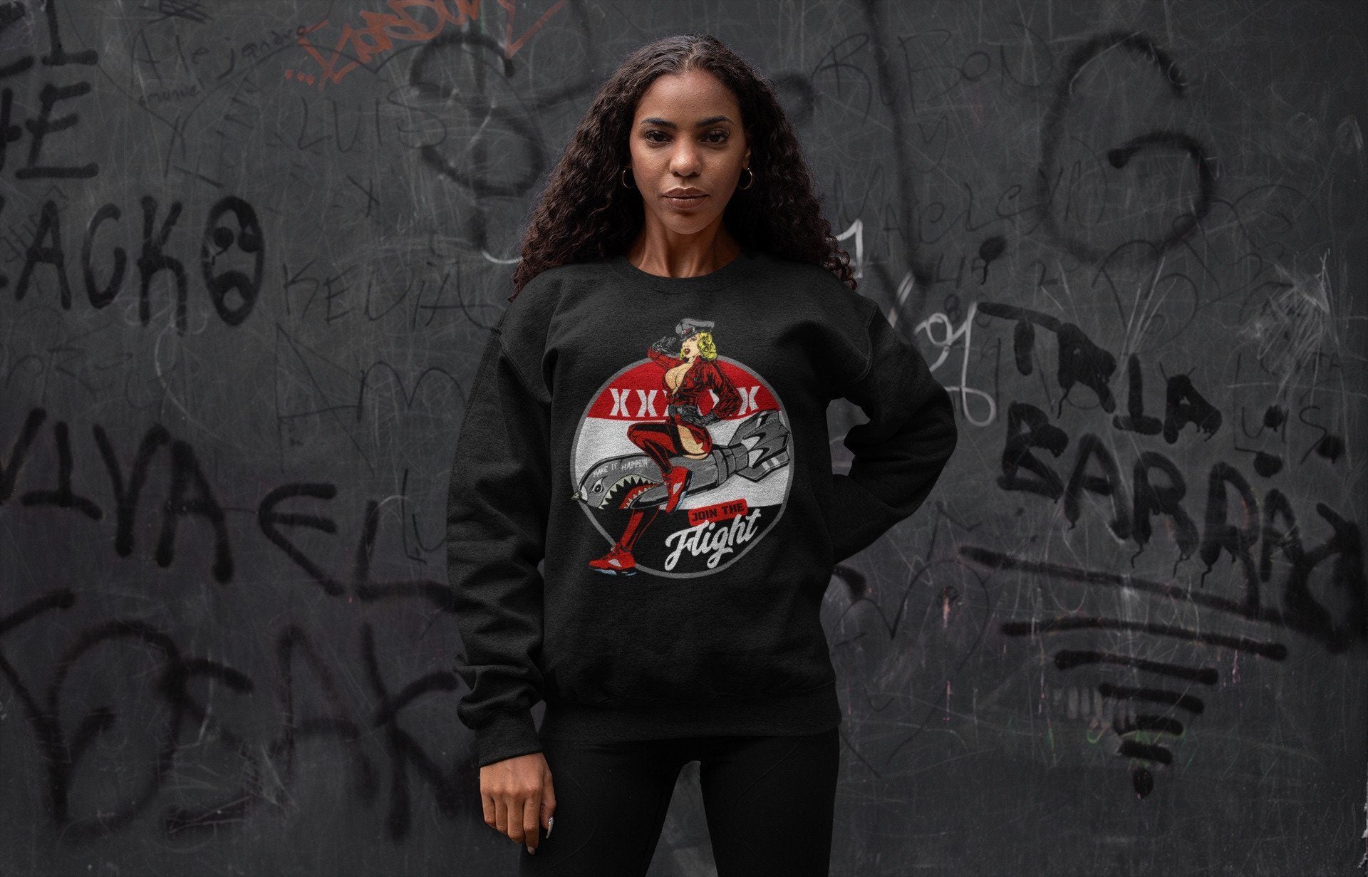 Pin Up Girl Unisex Tops - Air Jordan 5 Raging Bull
