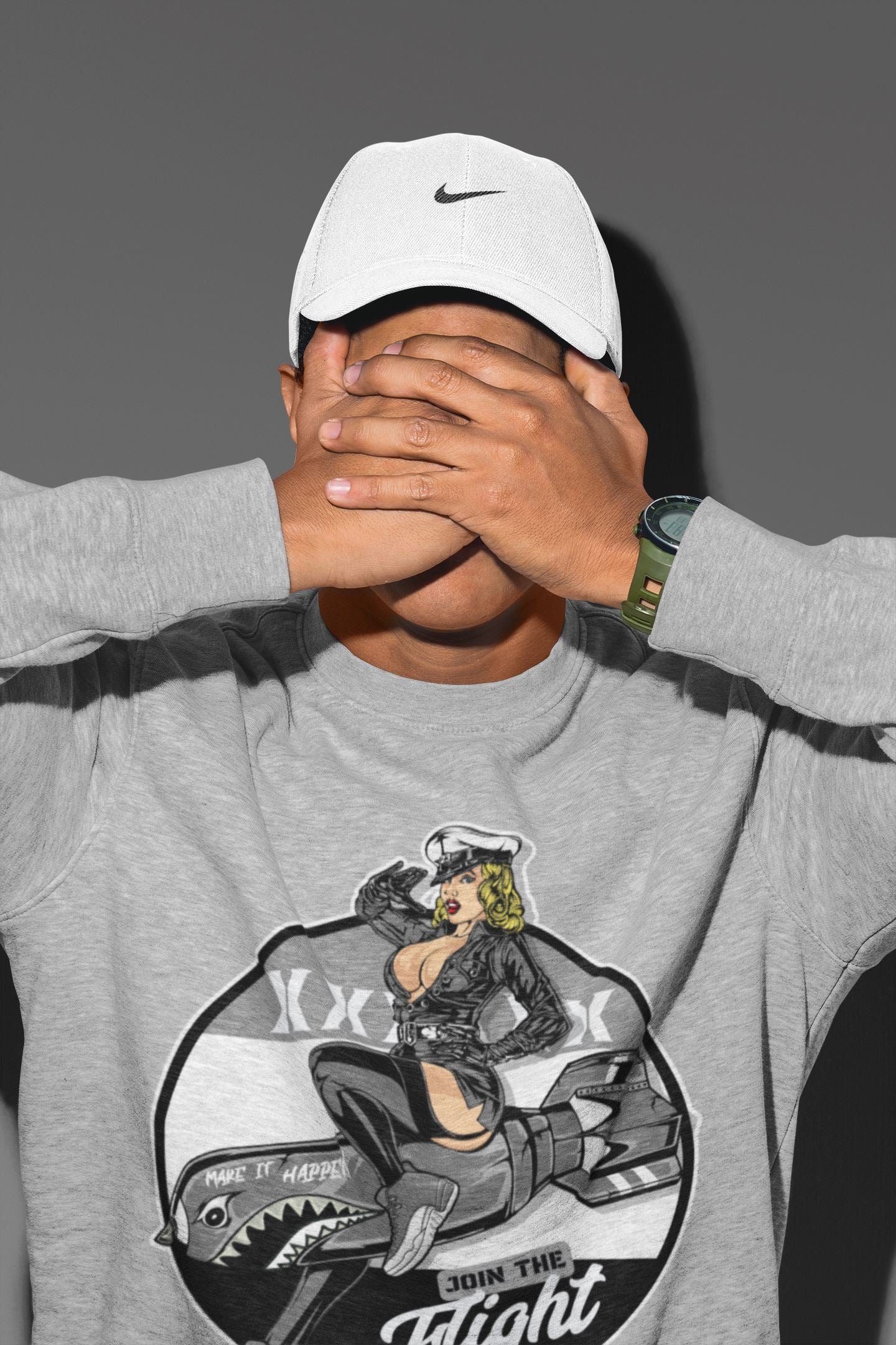 Pin Up Girl Unisex Tops - Air Jordan 12 Stealth