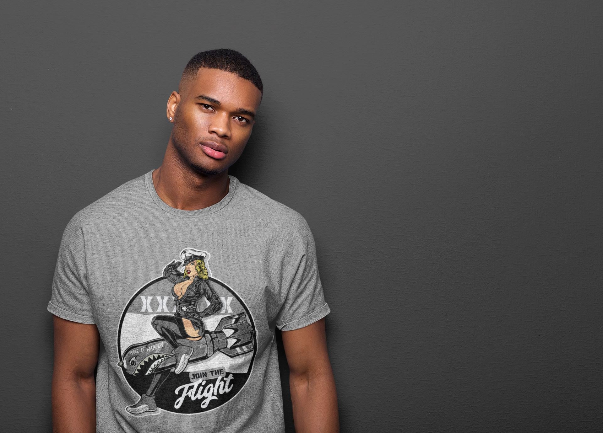 Pin Up Girl Unisex Tops - Air Jordan 12 Stealth
