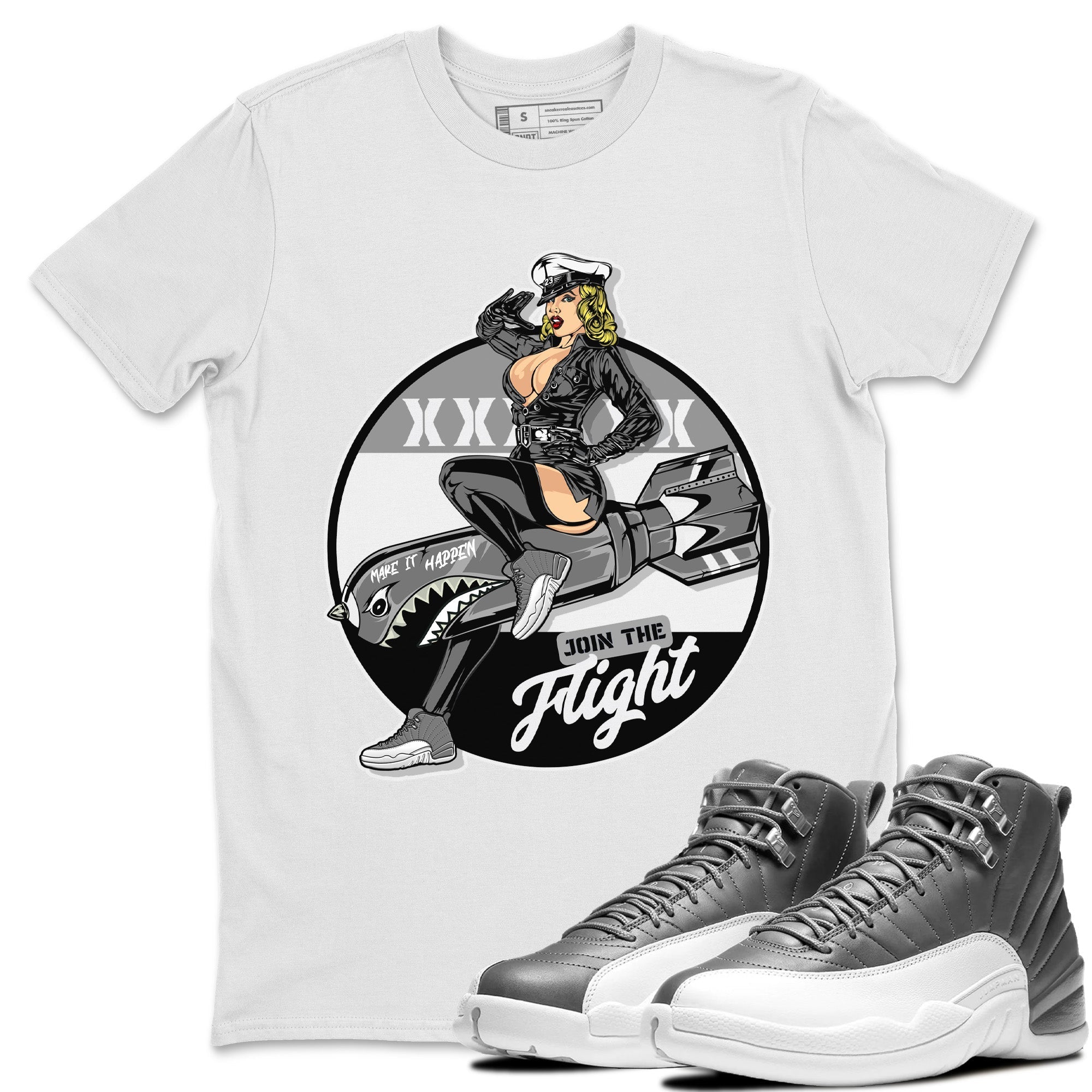 Pin Up Girl Unisex Tops - Air Jordan 12 Stealth