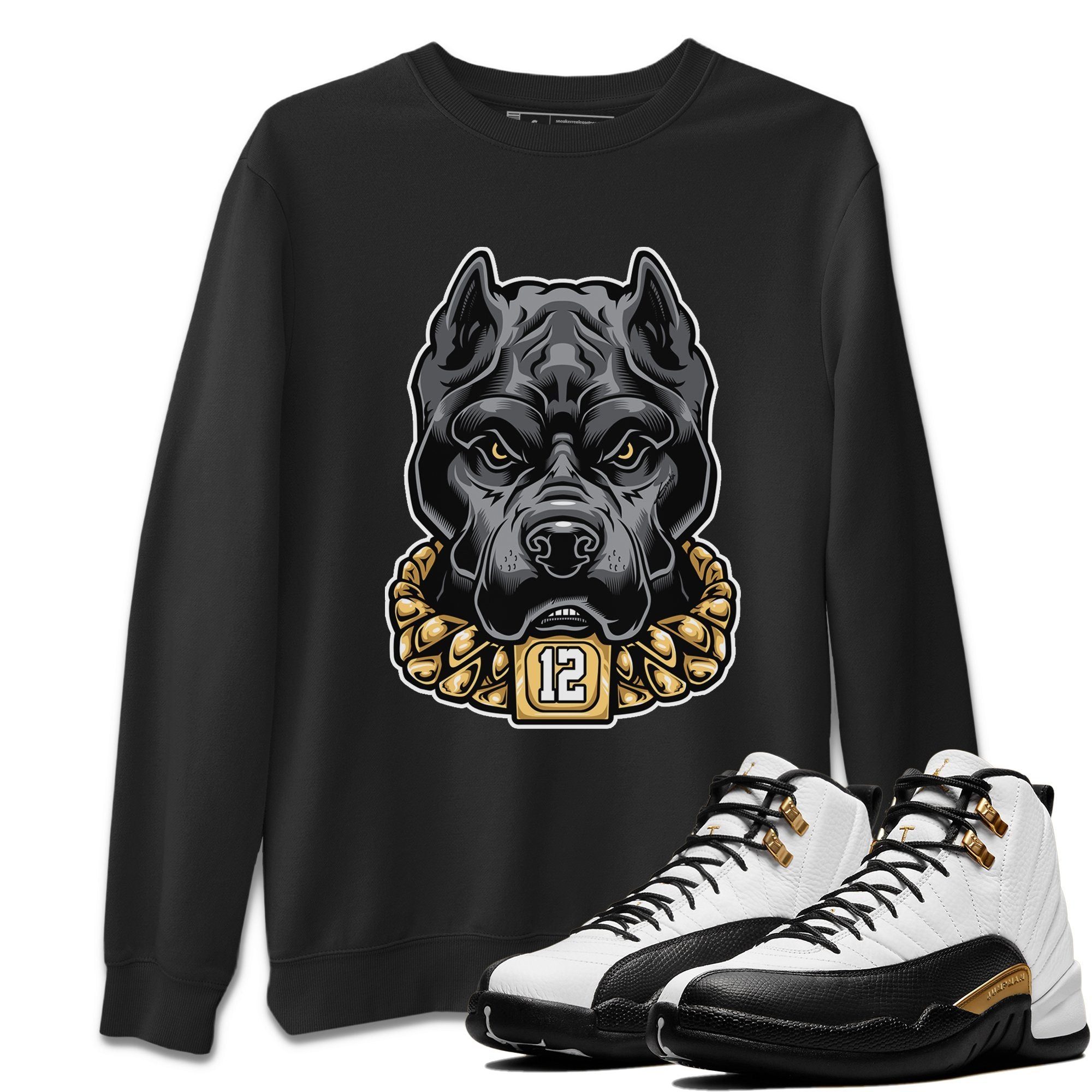 Pitbull Unisex Adult Tops - Air Jordan 12 Royalty