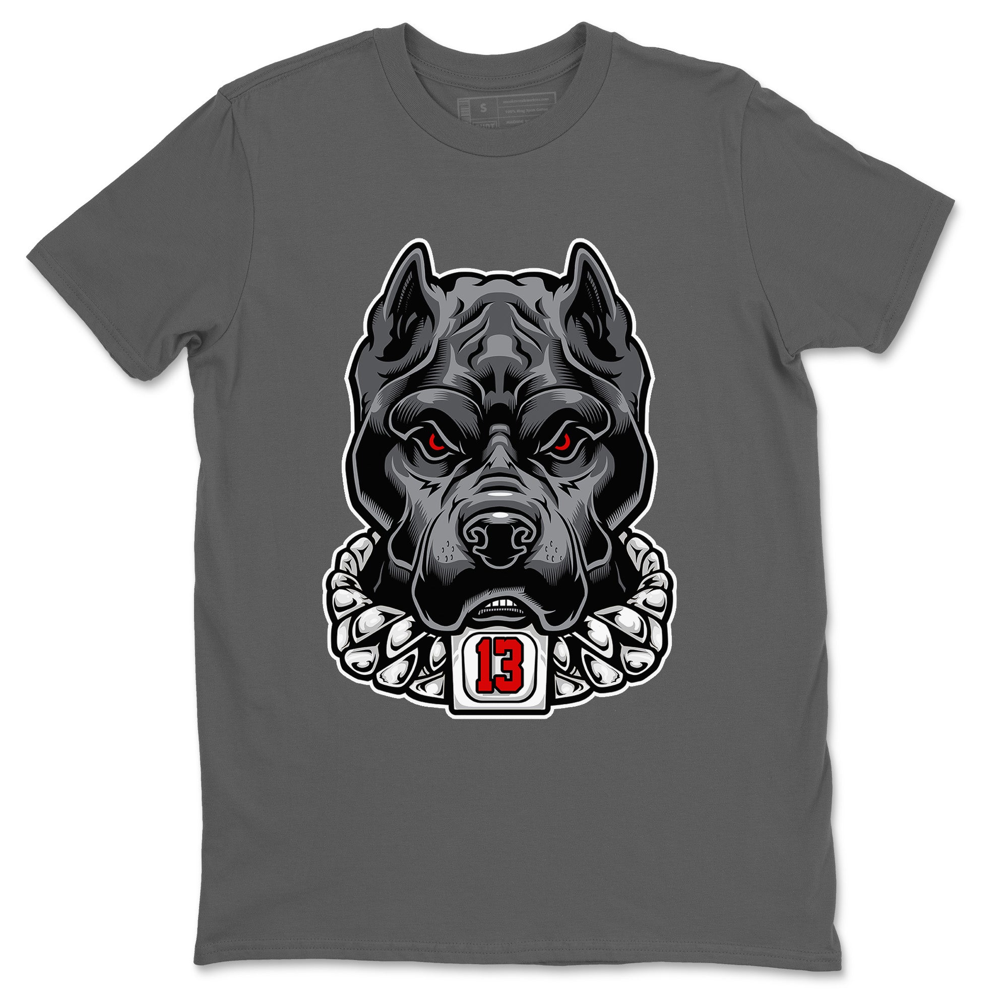 Pitbull Unisex Tops - Air Jordan 13 Black Flint