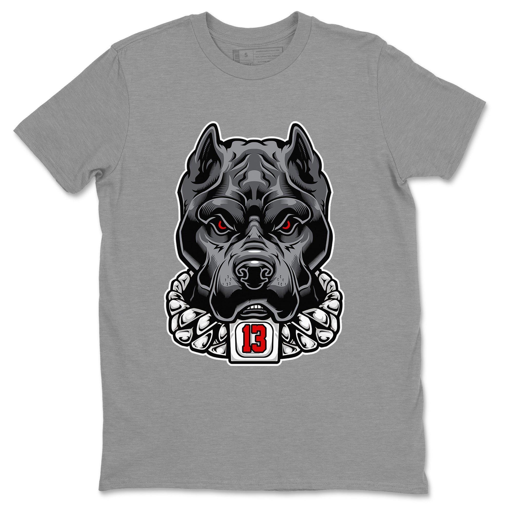 Pitbull Unisex Tops - Air Jordan 13 Black Flint
