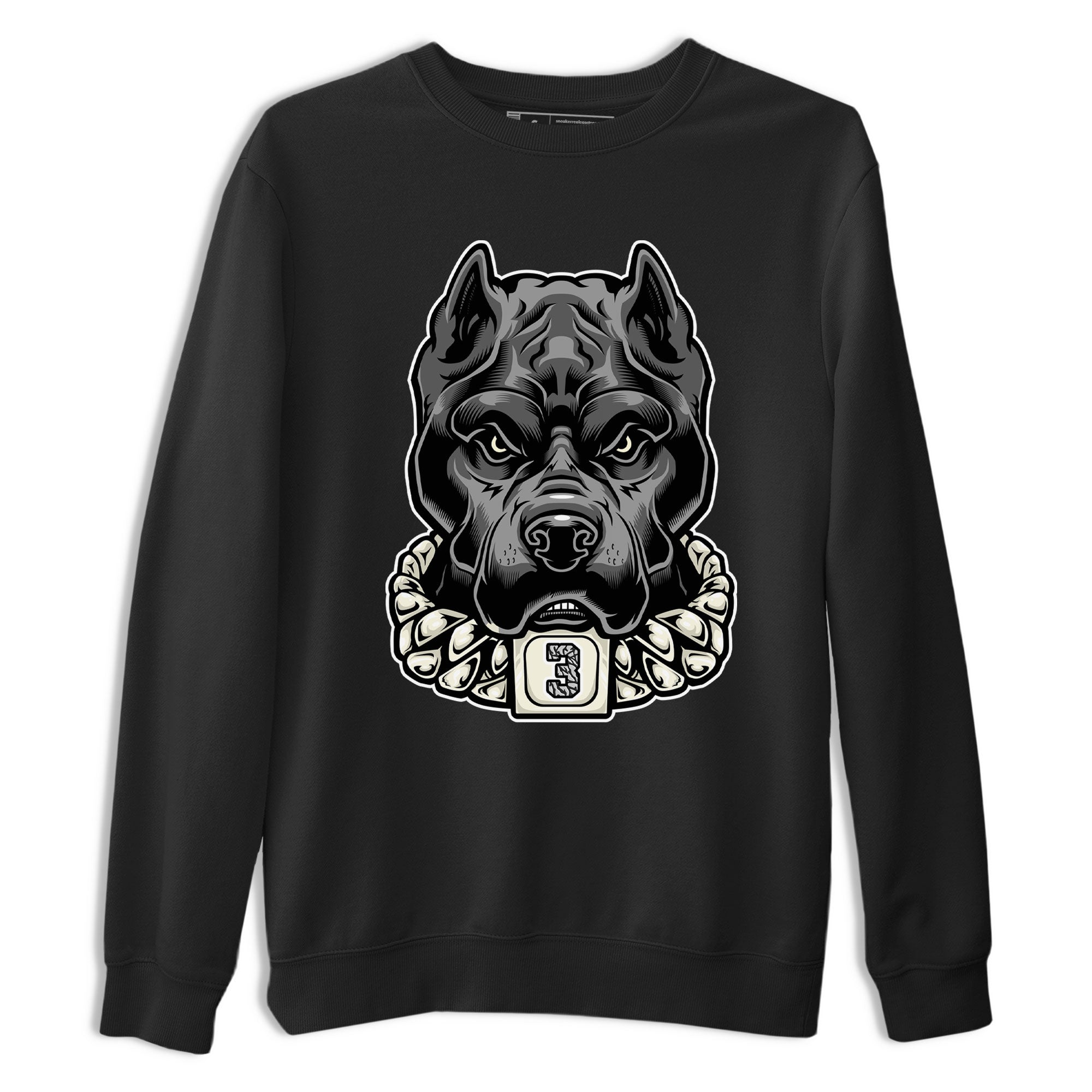 Pitbull snkmatch Tee - Air Jordan 3 Off Noir