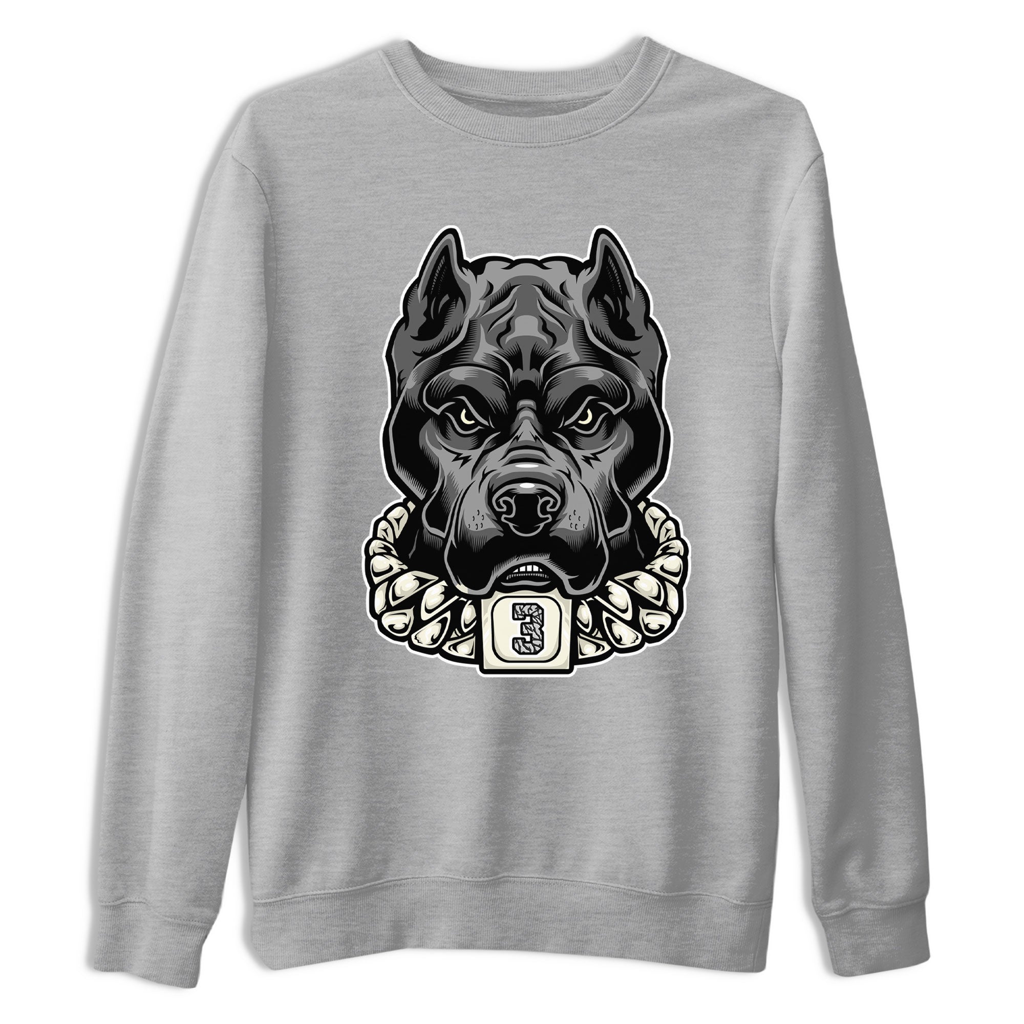 Pitbull snkmatch Tee - Air Jordan 3 Off Noir