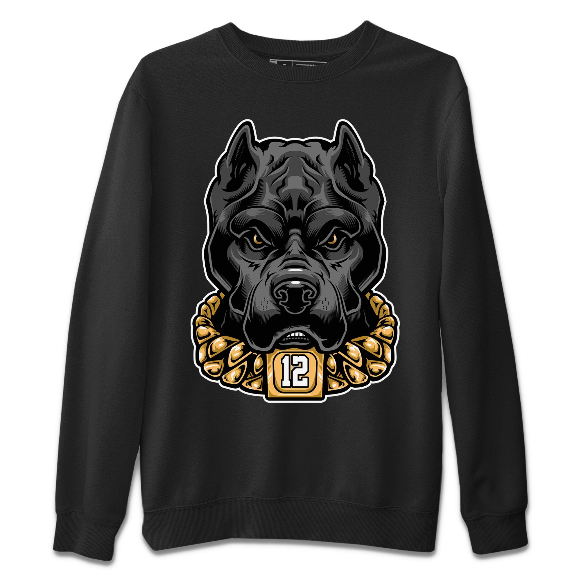 Pitbull Unisex Tops - Air Jordan 12 Black Taxi