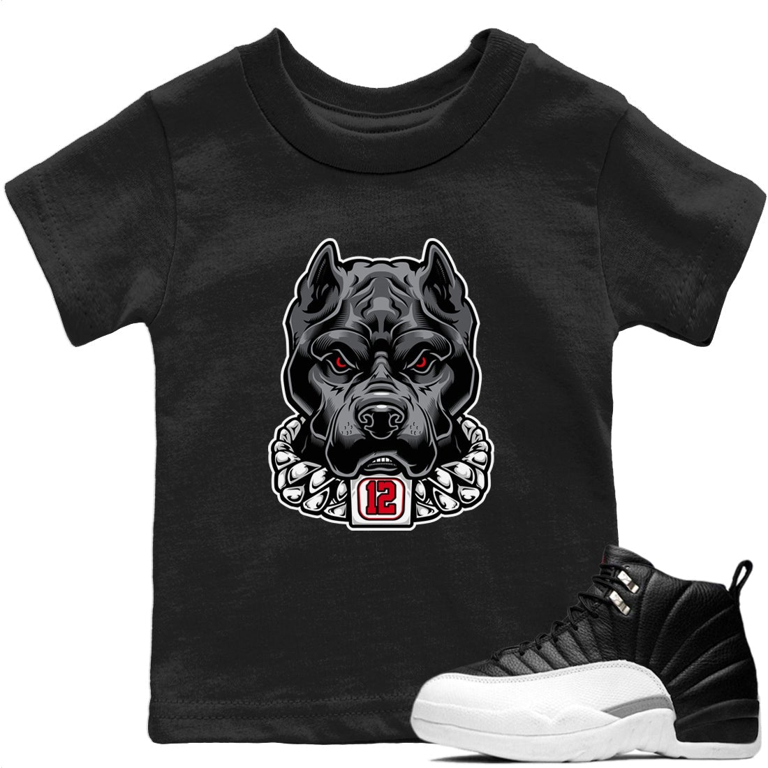 Pitbull Kids Tops - Air Jordan 12 Playoffs