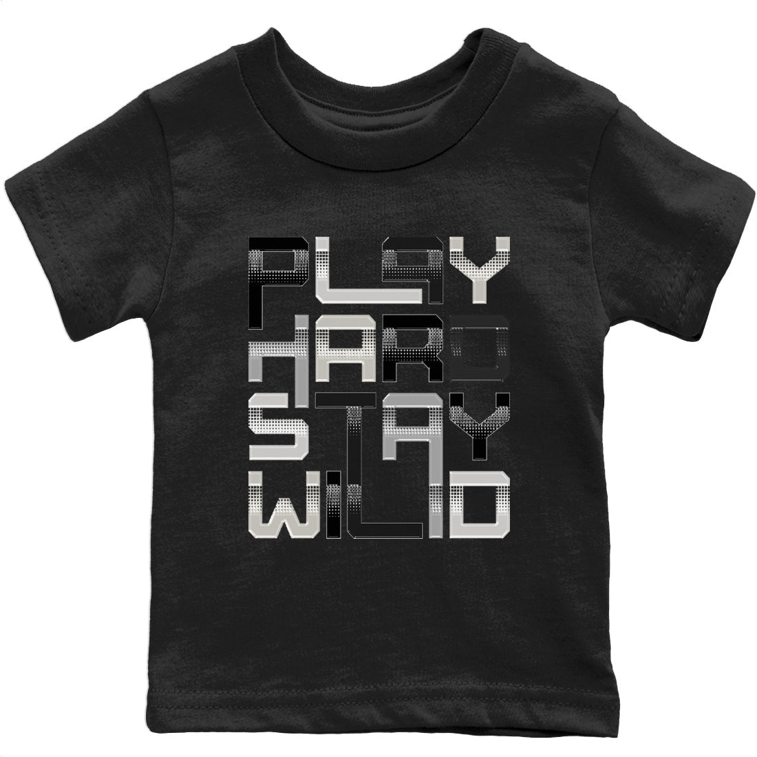 Play Hard Stay Wild Kids Tops - Air Jordan 11 72-10