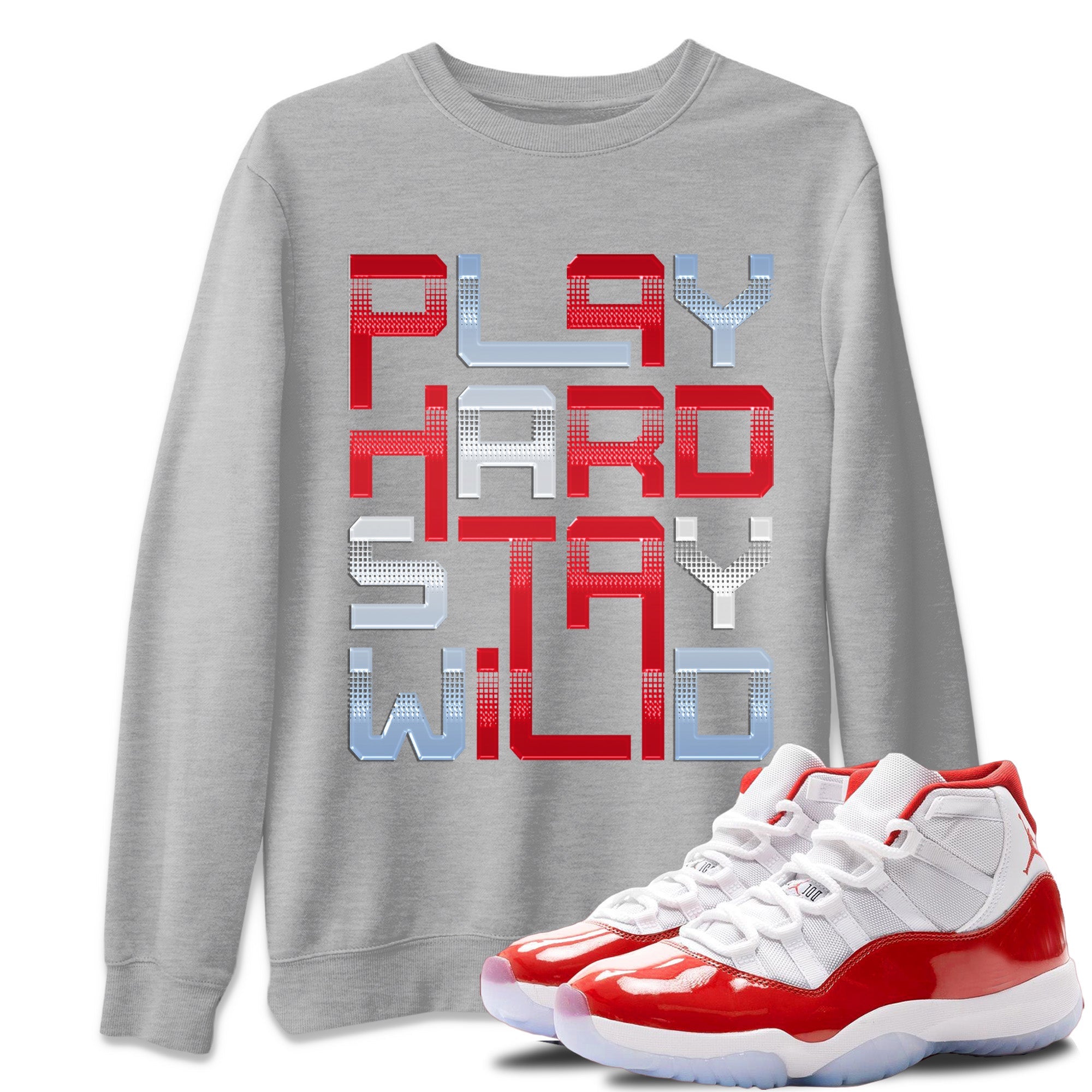 Play Hard Unisex Tops - Air Jordan 11 Cherry