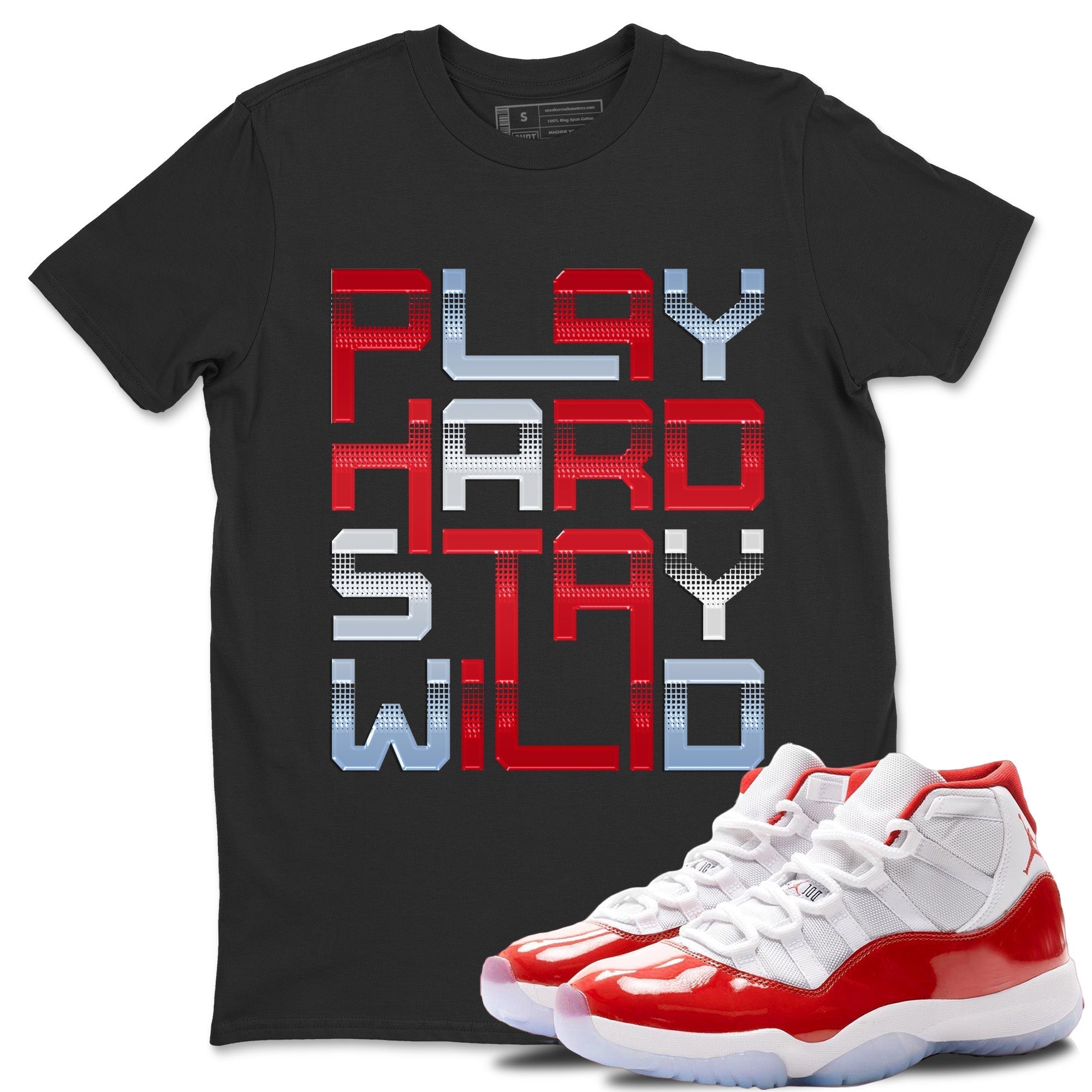 Play Hard Unisex Tops - Air Jordan 11 Cherry
