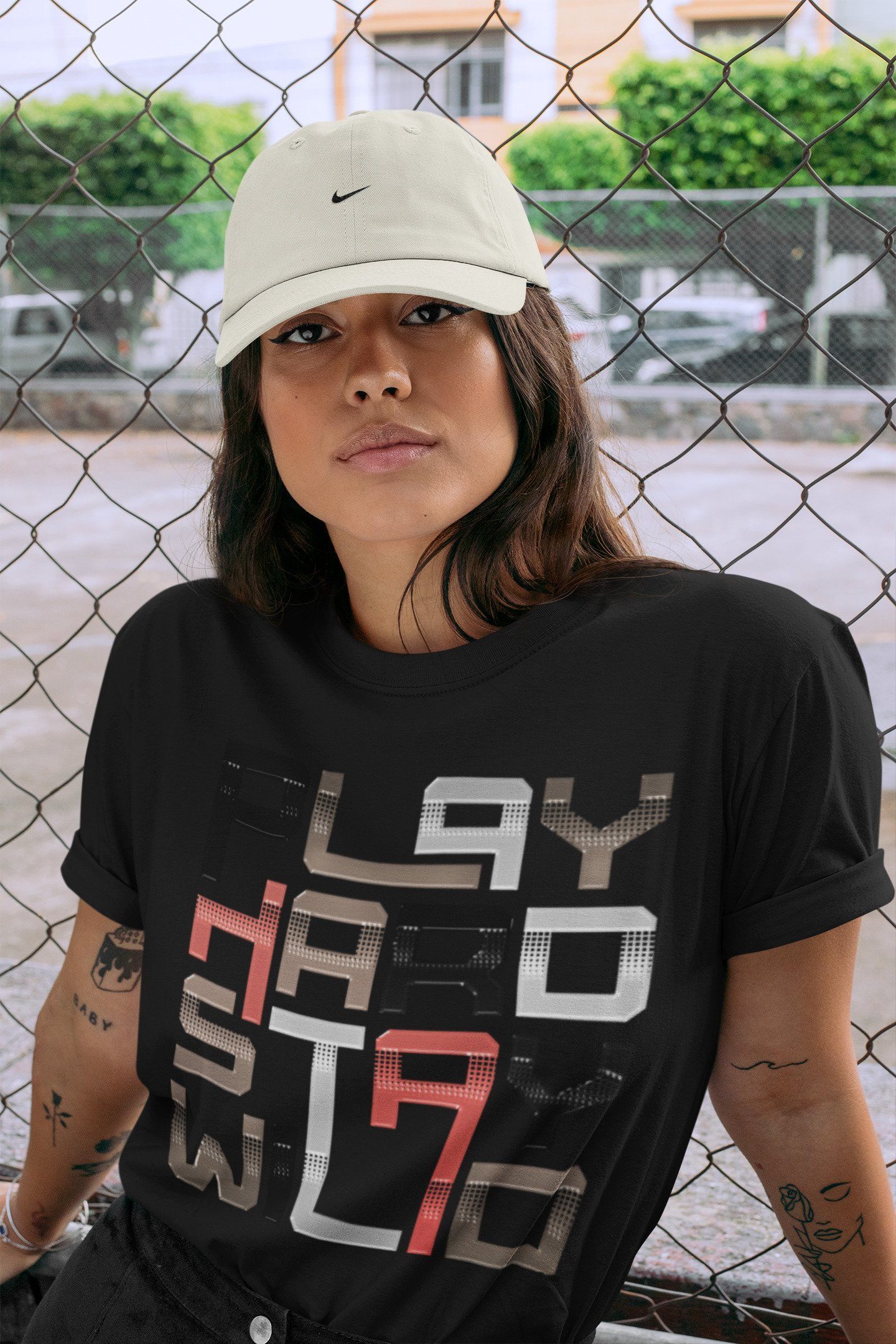 Play Hard Stay Wild Unisex Tops - Air Jordan 4 Taupe Haze