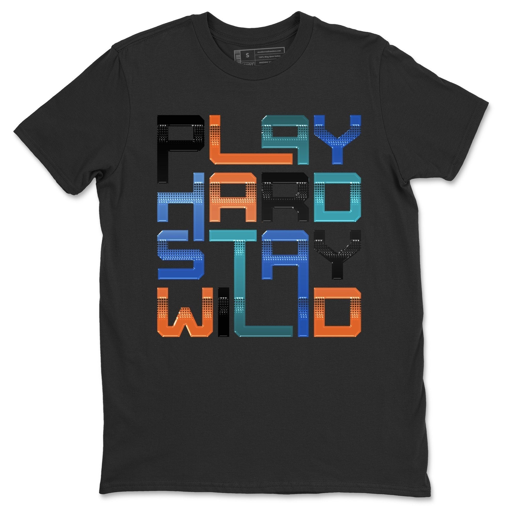 Play Hard Stay Wild Unisex Tops - Yeezy 700 Bright Blue