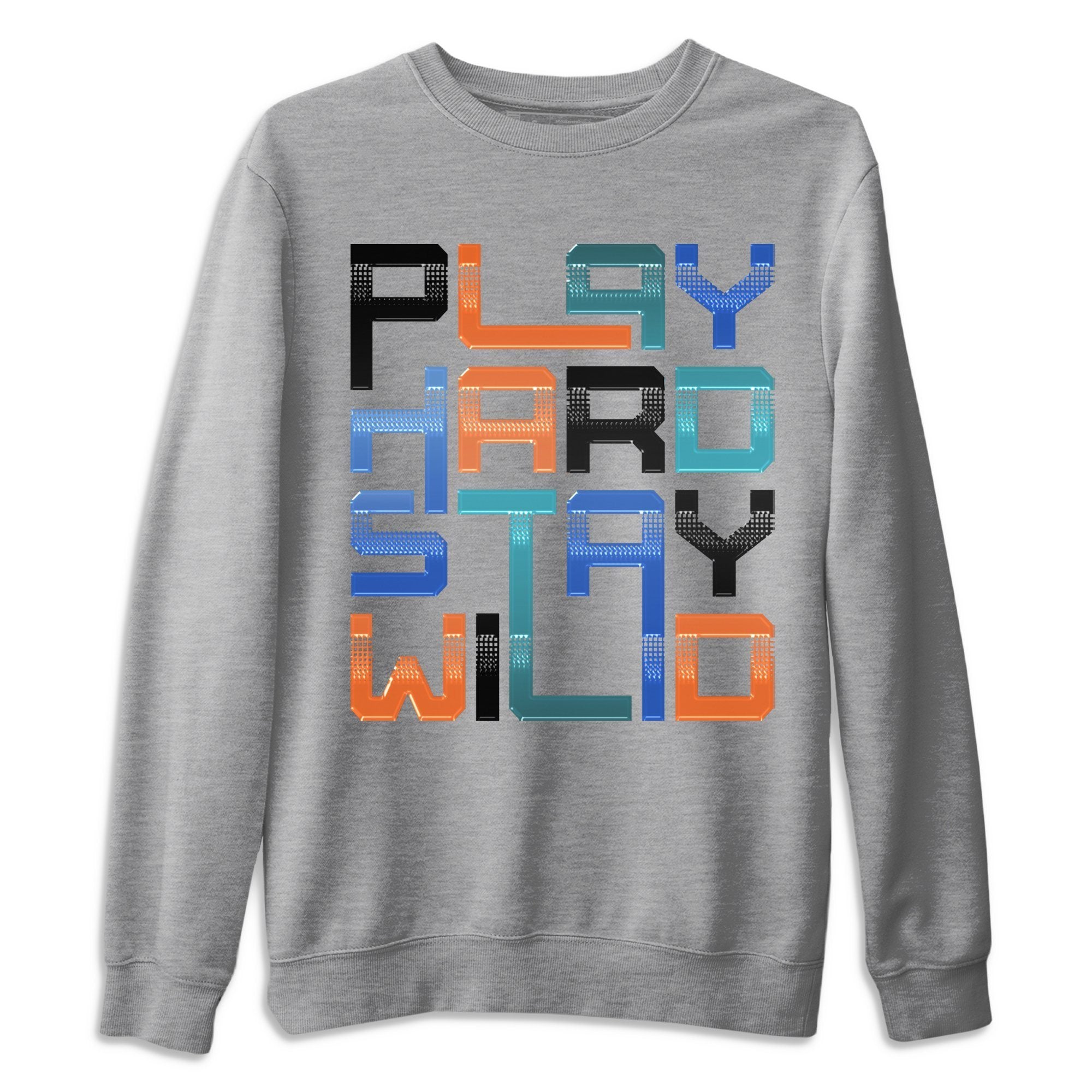Play Hard Stay Wild Unisex Tops - Yeezy 700 Bright Blue
