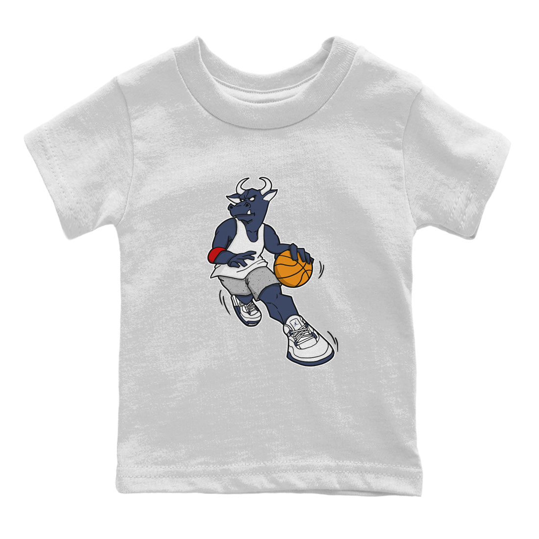 Player Bull Kids Tops - Air Jordan 4 Midnight Navy