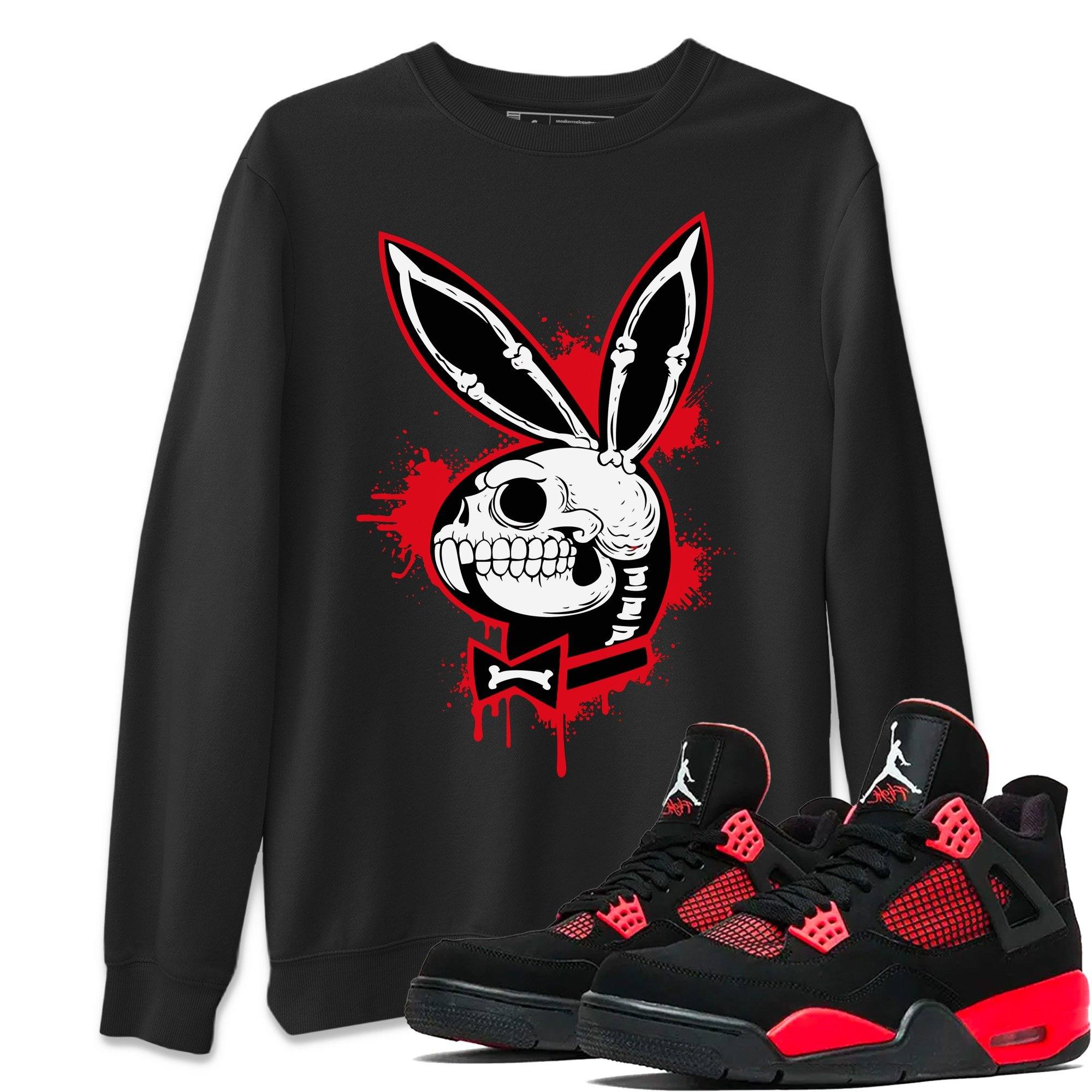 Playskull Unisex Tops - Air Jordan 4 Red Thunder