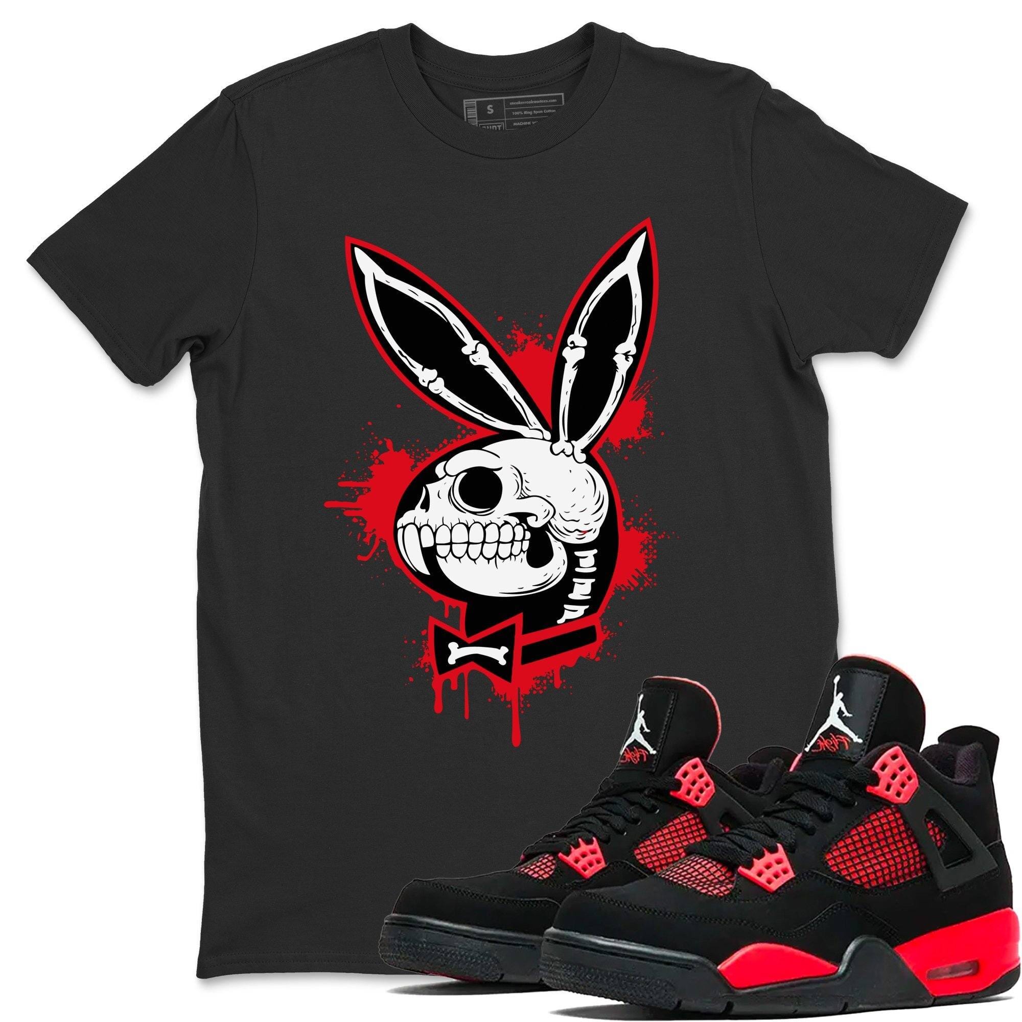 Playskull Unisex Tops - Air Jordan 4 Red Thunder