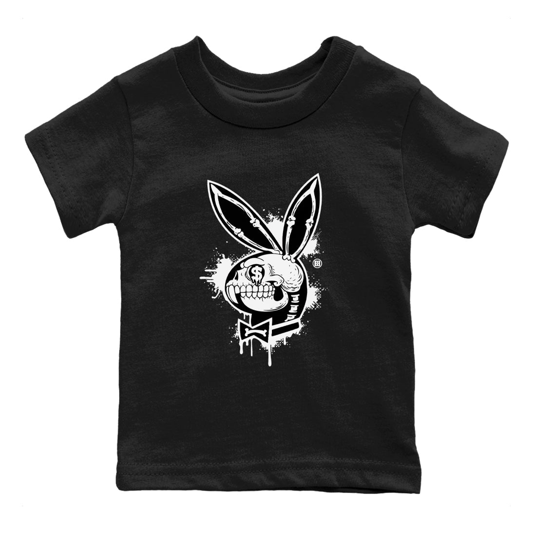 Playskull snkmatch Tees Kids - Air Jordan 4 White Thunder
