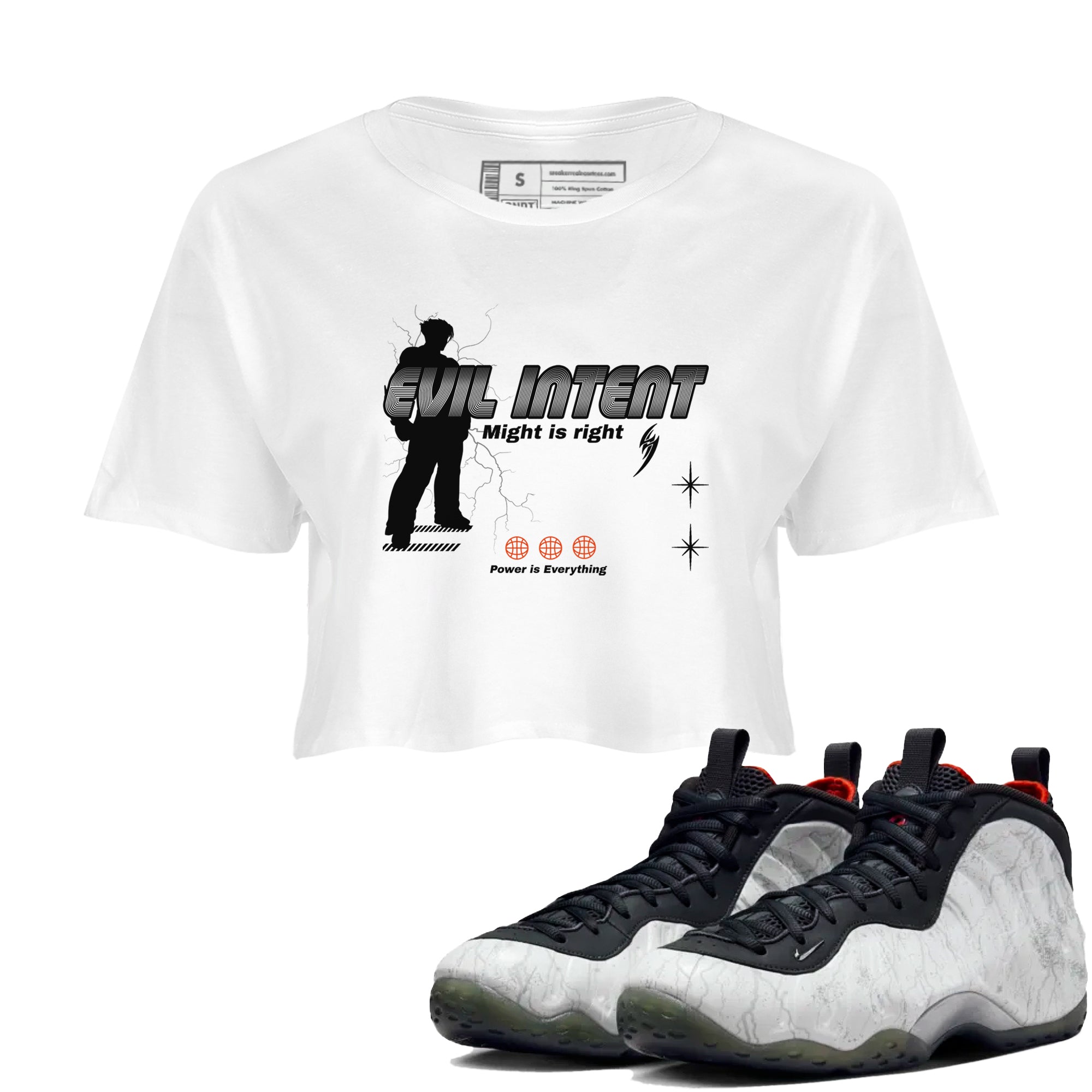Power Is Everything snkmatch Women's Top - Air Foamposite One Jin