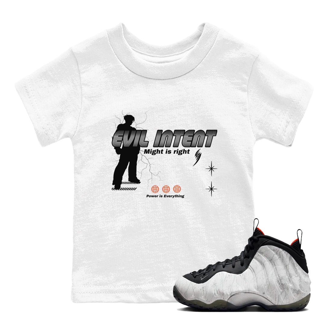 Power Is Everything snkmatch Tees Kids - Air Foamposite One Jin
