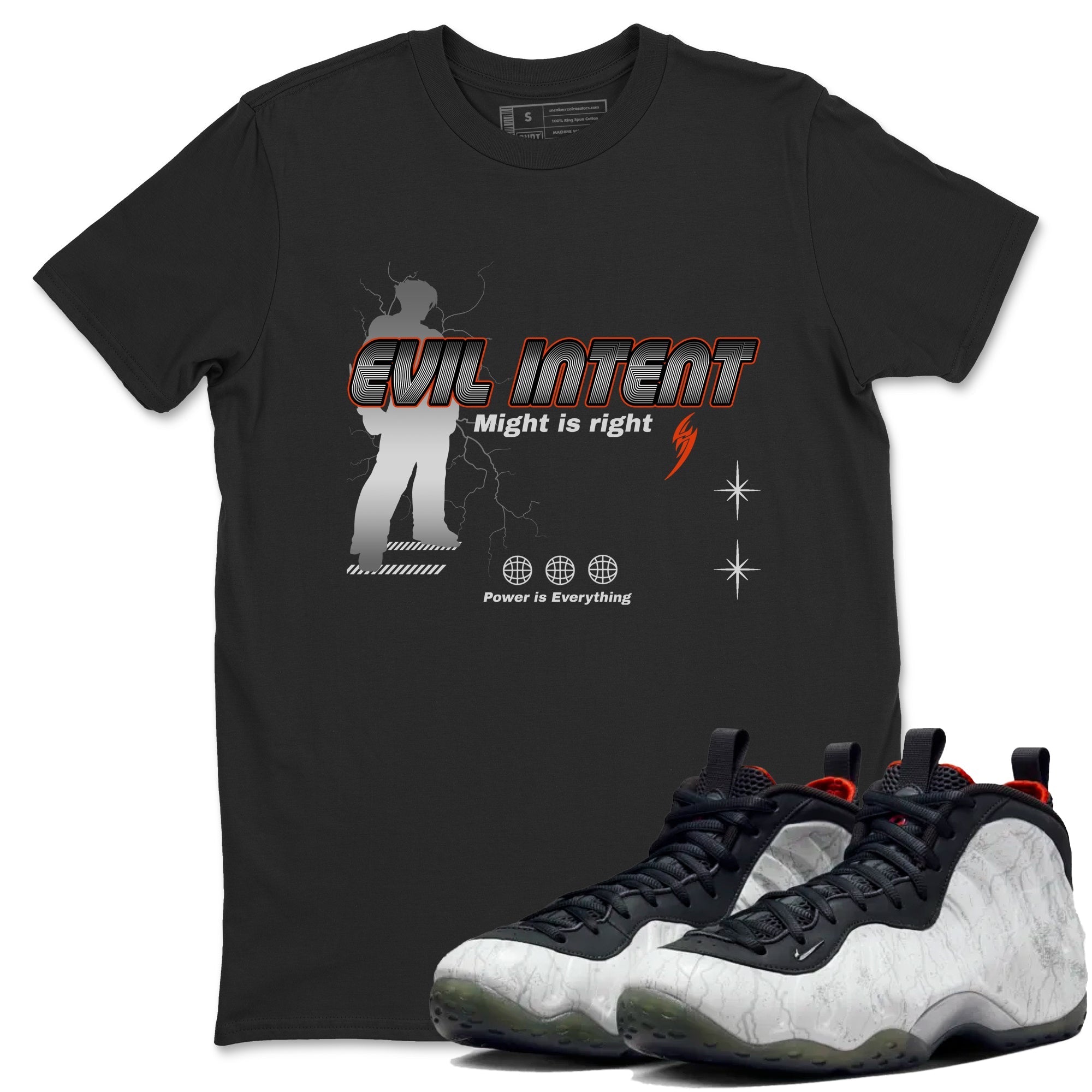 Power Is Everything snkmatch Tees - Air Foamposite One Jin
