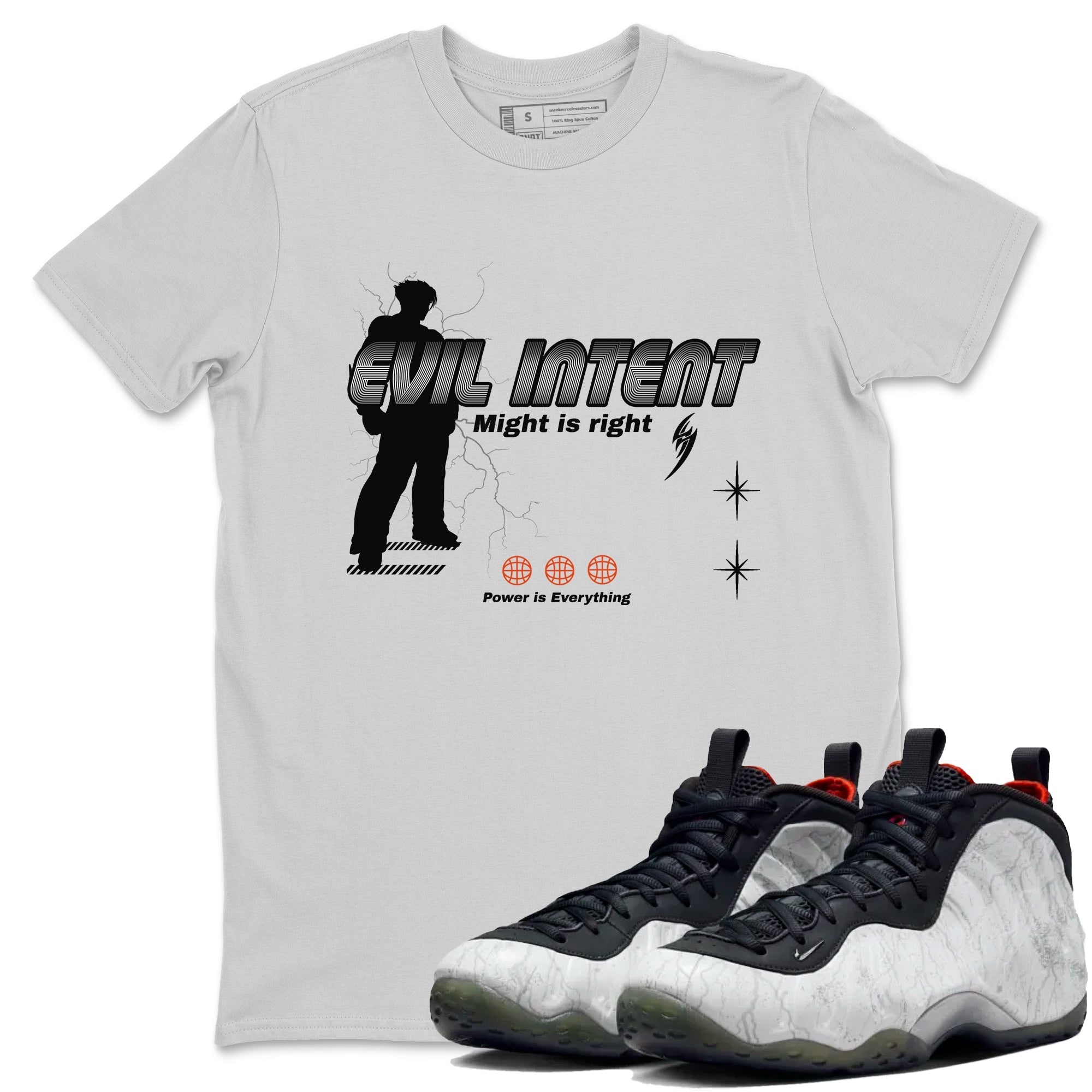 Power Is Everything snkmatch Tees - Air Foamposite One Jin