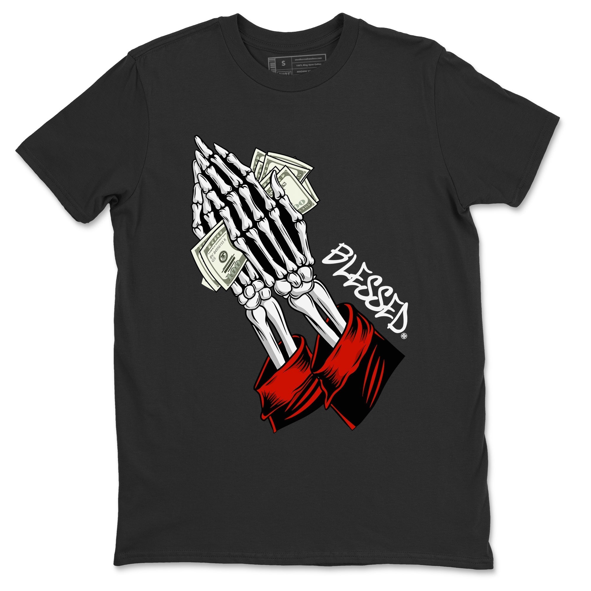 Praying Skeleton Unisex Tops - Air Jordan 1 Heritage