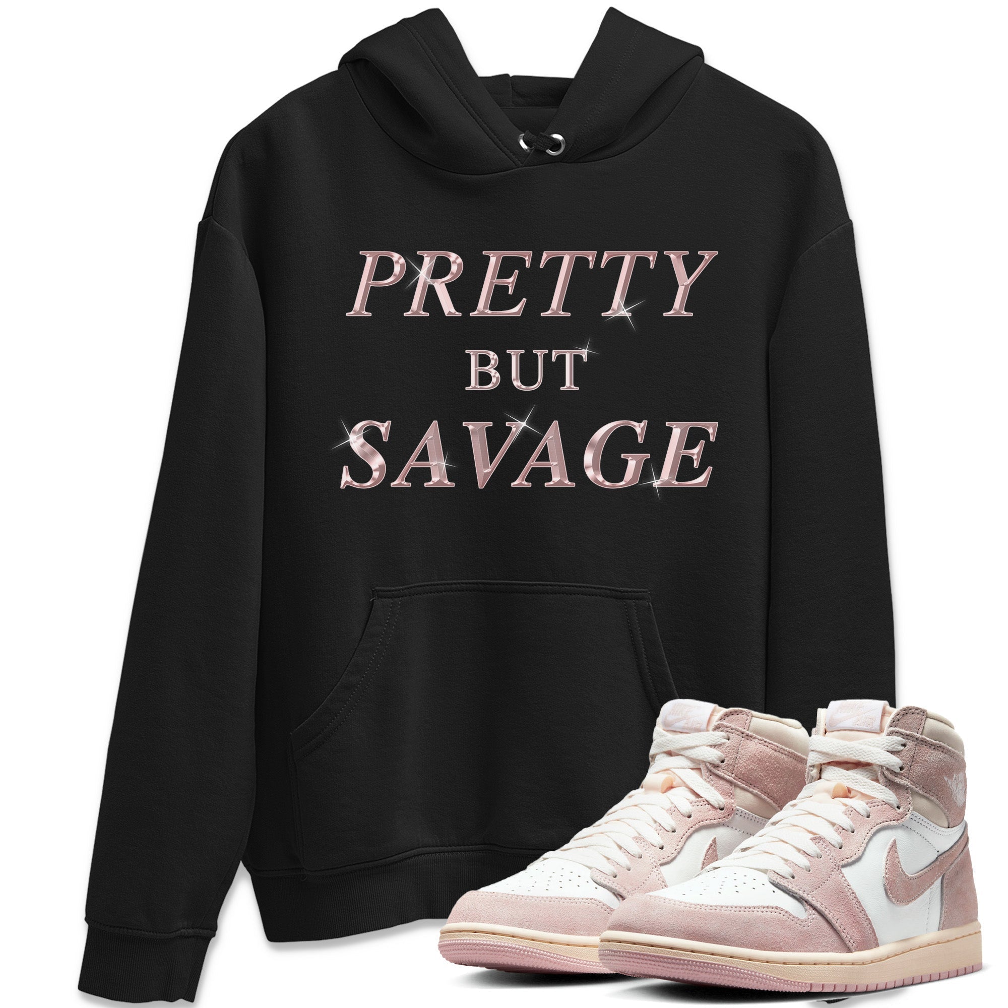 Pretty But Savage Unisex Tops - Air Jordan 1 Washed Pink