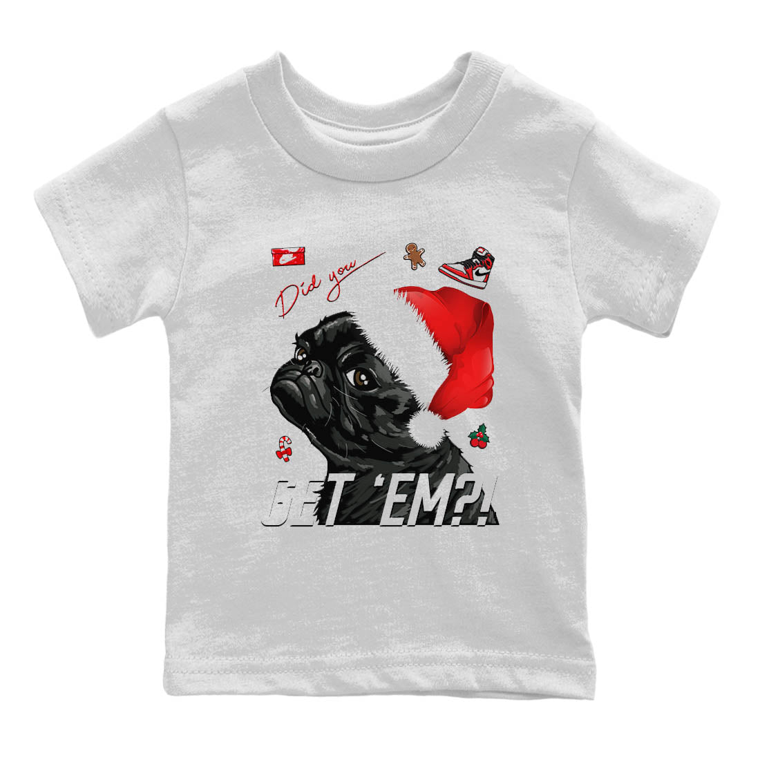 Pug Get Em Kids Tops - Air Jordan 1 Lost & Found