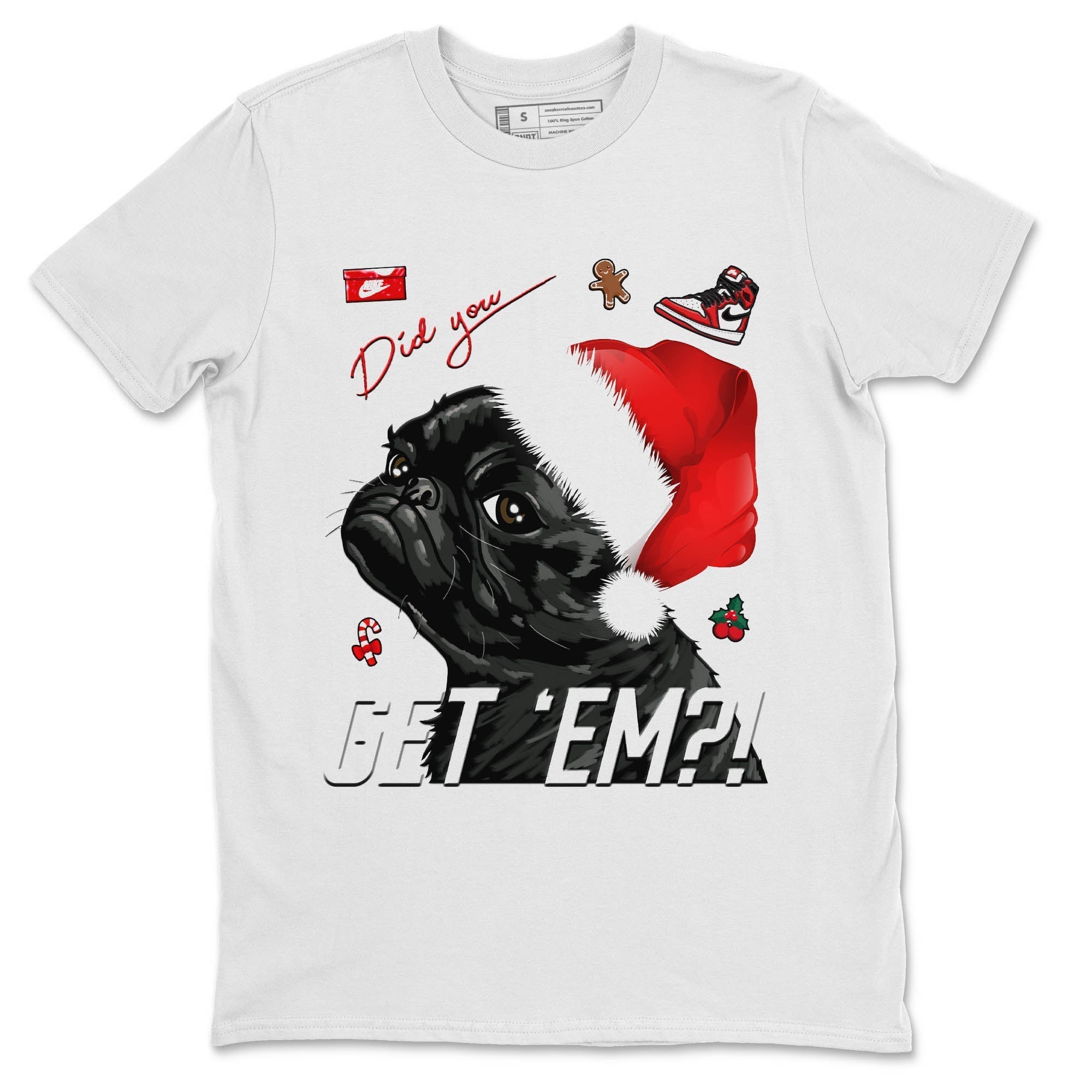 Pug Get Em Unisex Tops - Air Jordan 1 Lost & Found