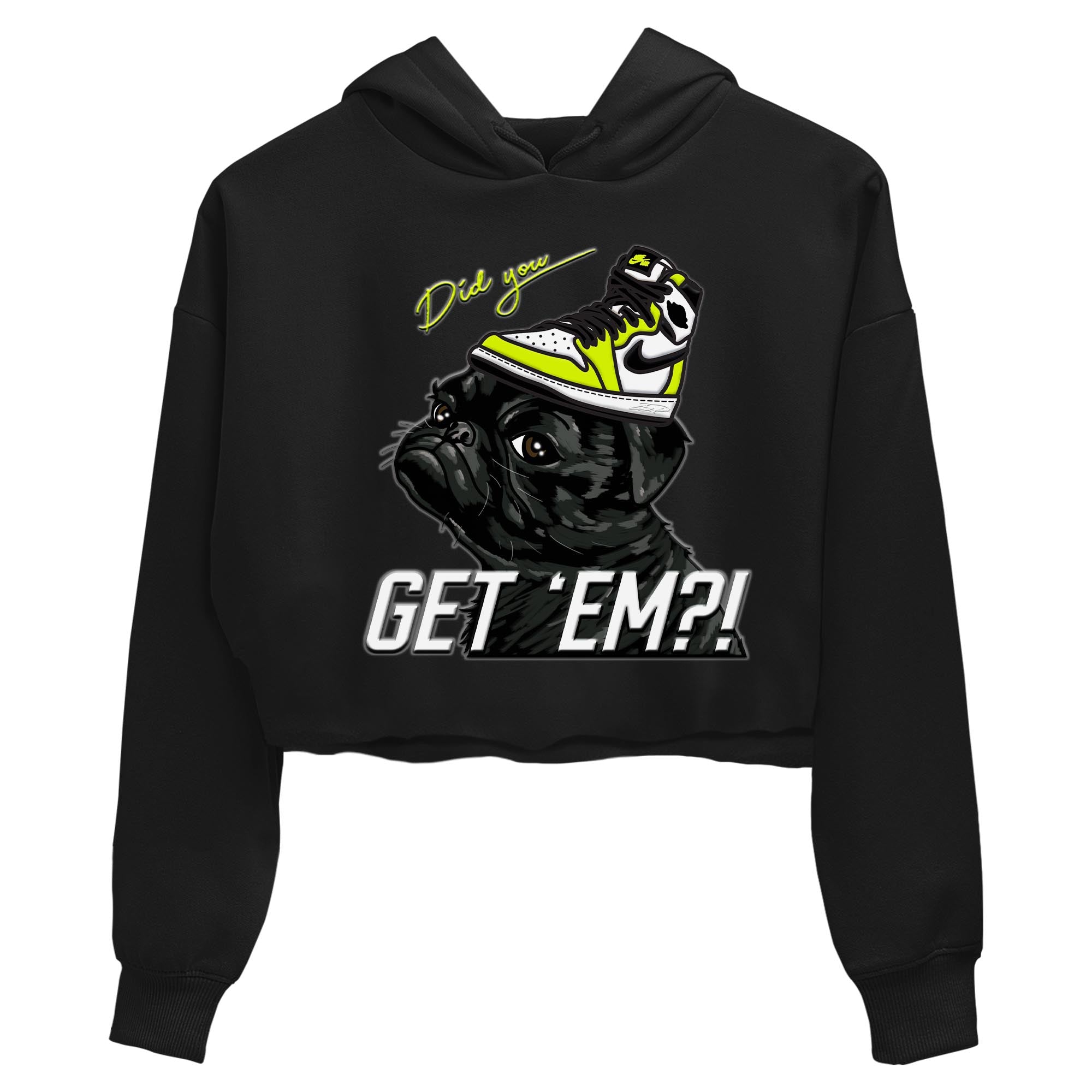 Pug Get Em Women's Tops - Air Jordan 1 Visionaire