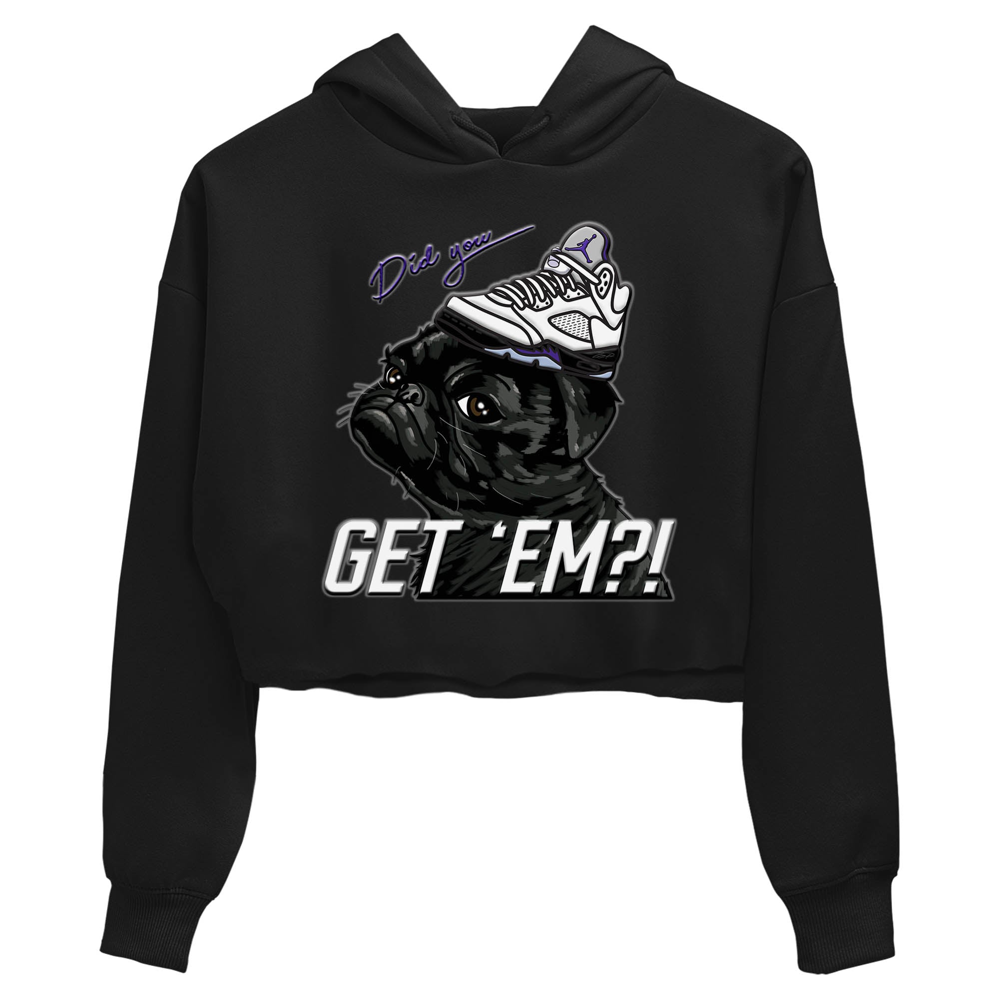Pug Get Em Women's Tops - Air Jordan 5 Concord