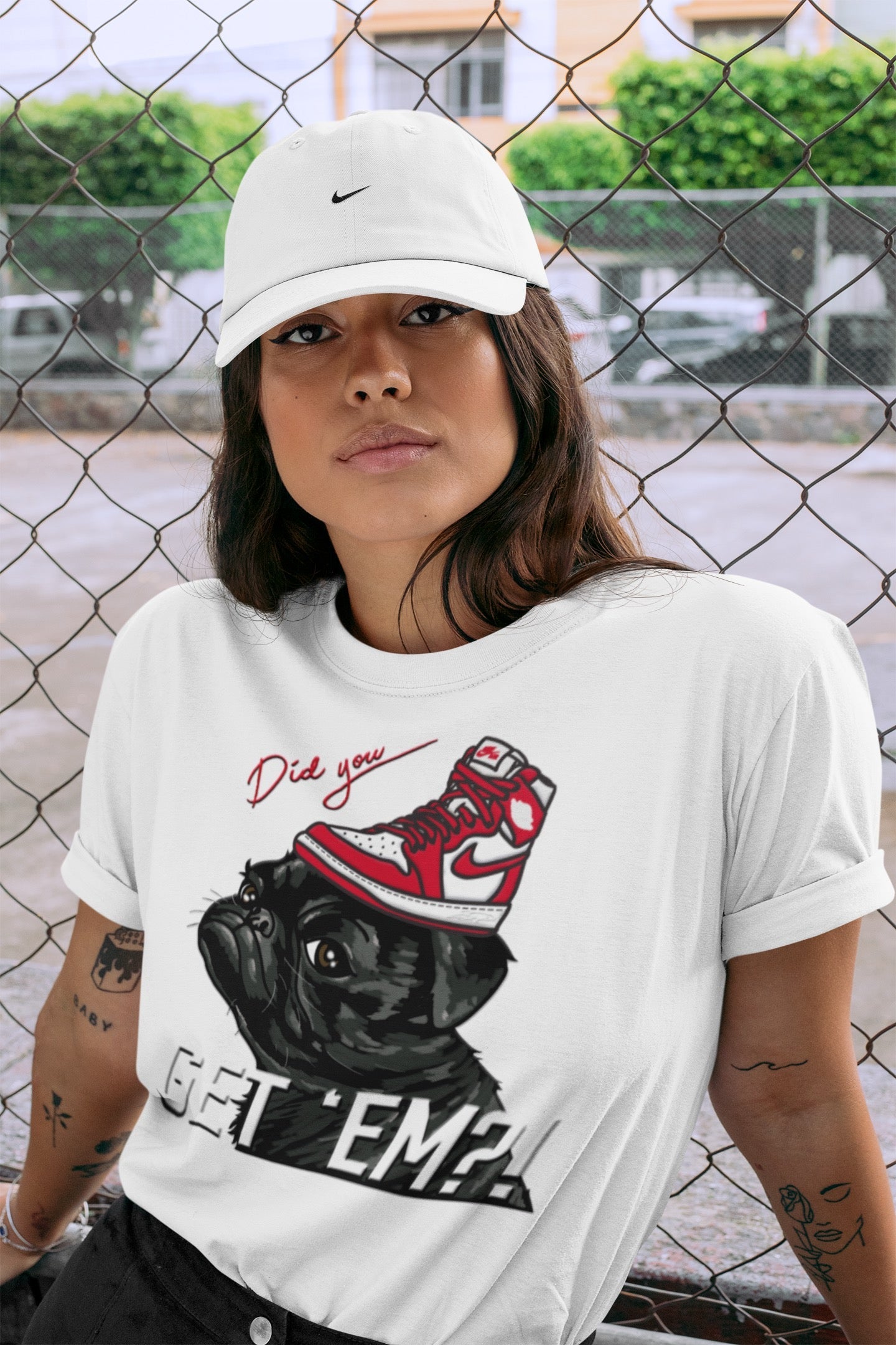 Pug Get Em Unisex Tops - Air Jordan 1 Newstalgia