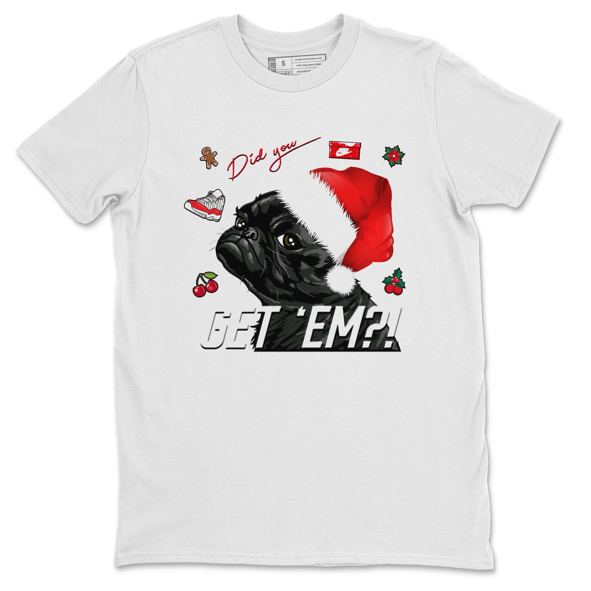 Pug Get Em Unisex Tops - Air Jordan 11 Cherry