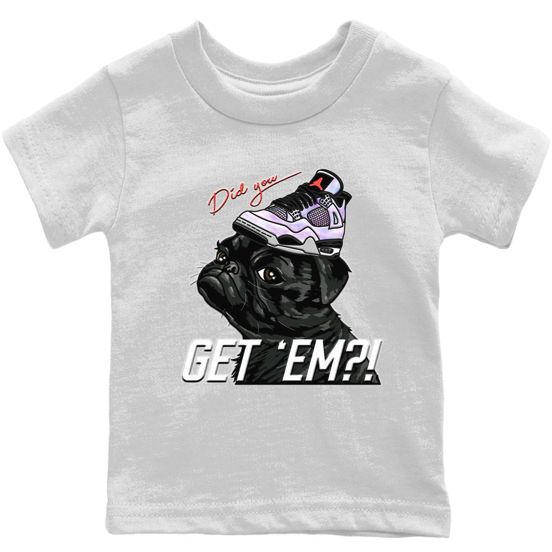 Pug Get Em Kids Tops - Air Jordan 4 Zen Master