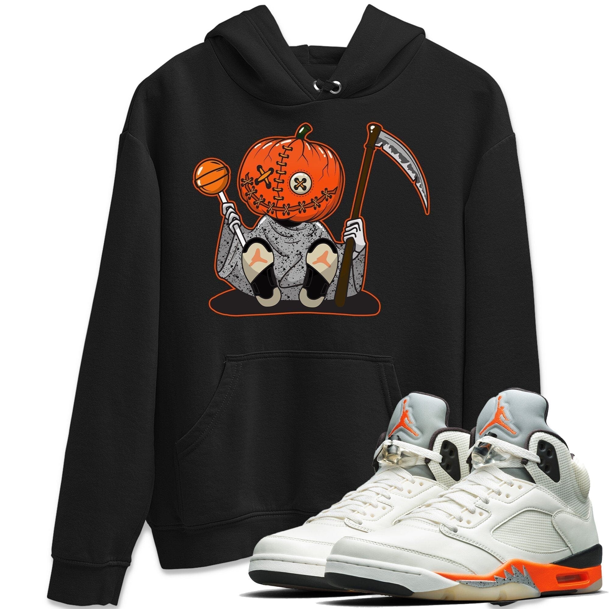 Pumpkin Head Unisex Tops - Air Jordan 5 Shattered Backboard