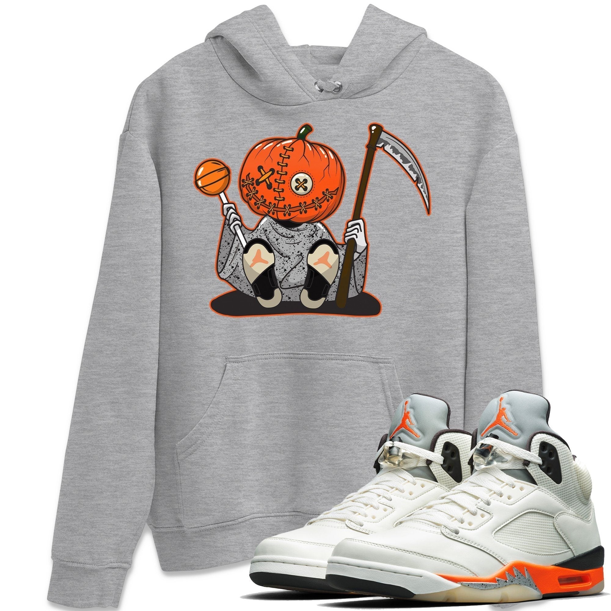 Pumpkin Head Unisex Tops - Air Jordan 5 Shattered Backboard