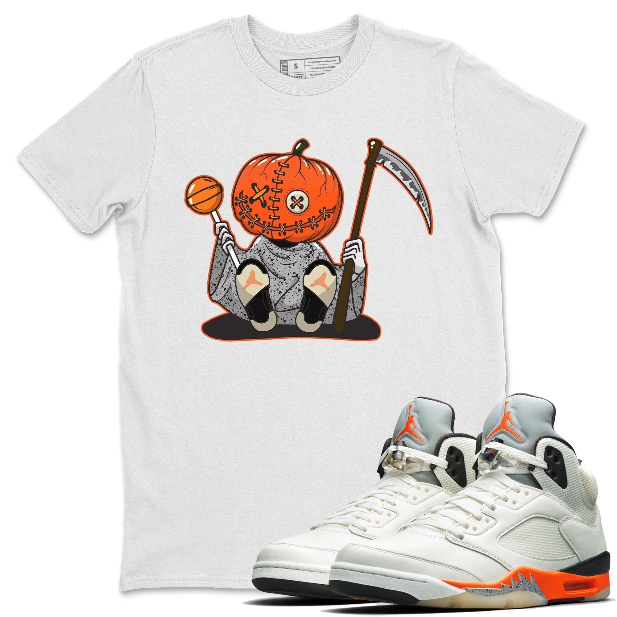 Pumpkin Head Unisex Tops - Air Jordan 5 Shattered Backboard
